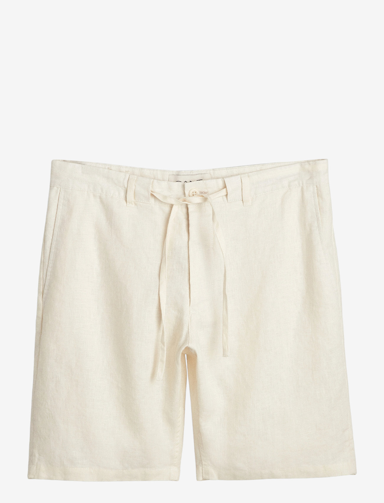 GANT - RELAXED LINEN DS SHORTS - linased lühikesed püksid - cream - 1