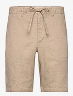 RELAXED LINEN DS SHORTS - DRY SAND