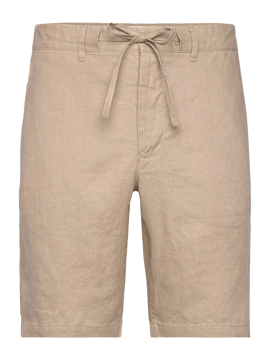 Gant - RELAXED LINEN DS SHORTS - leinen-shorts - dry sand - 1