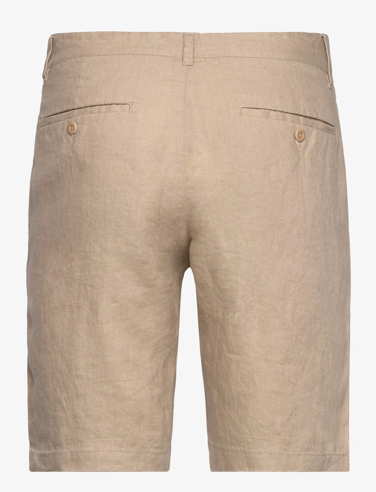 GANT - RELAXED LINEN DS SHORTS - linen shorts - dry sand - 1