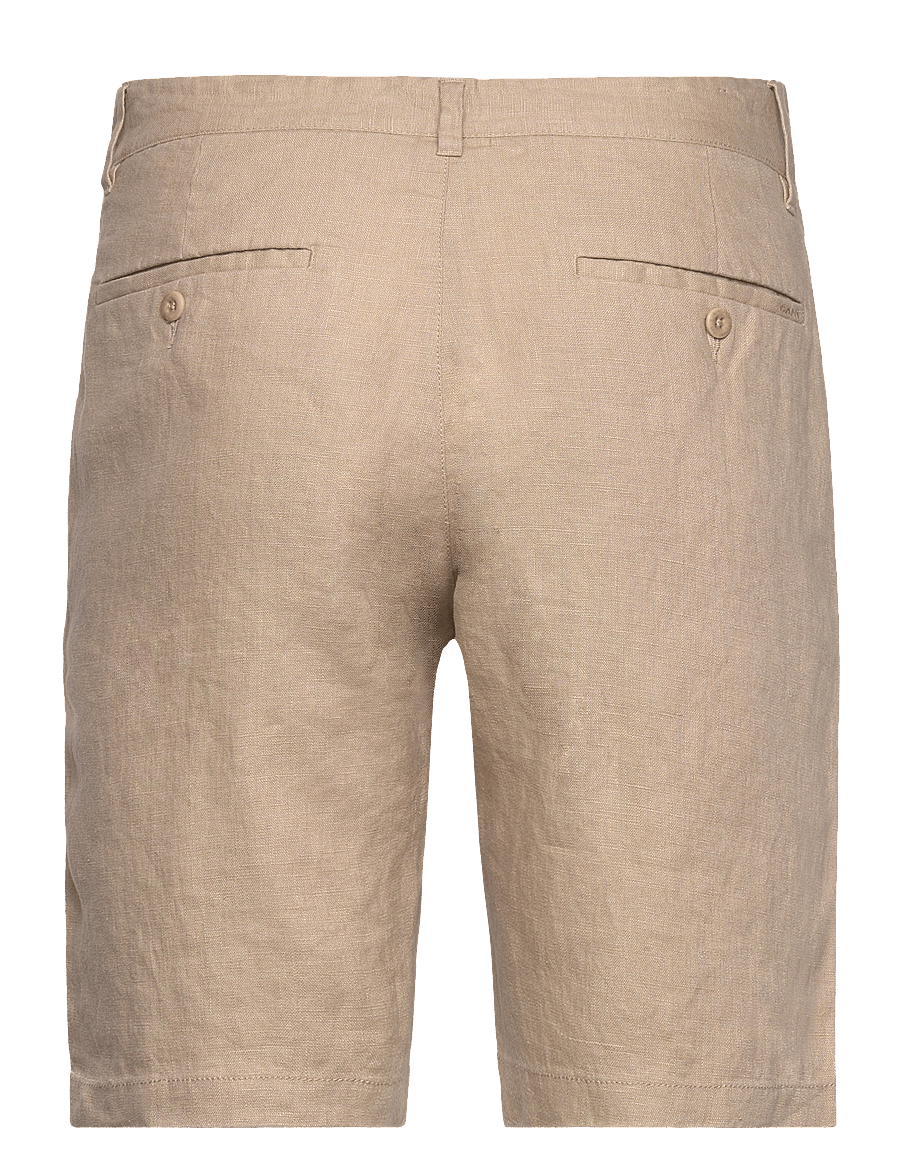 Gant - RELAXED LINEN DS SHORTS - leinen-shorts - dry sand - 2