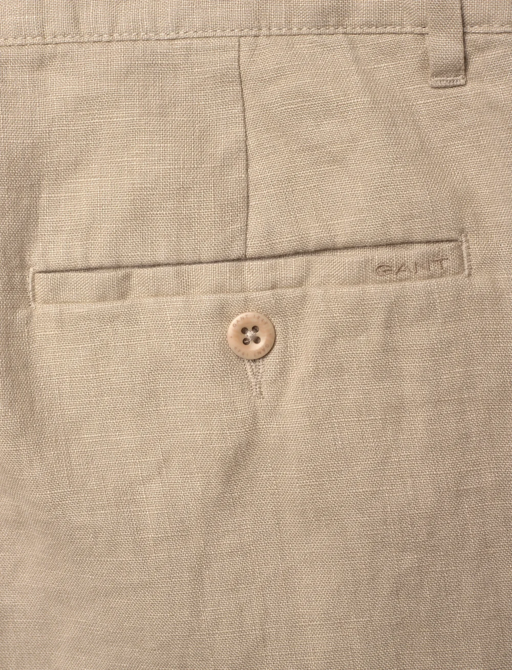 GANT - RELAXED LINEN DS SHORTS - szorty lniane - dry sand - 4