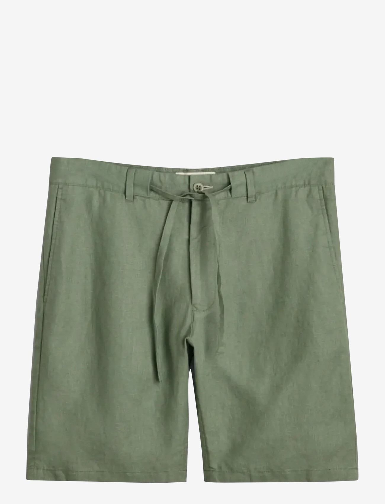 Gant - RELAXED LINEN DS SHORTS - hørshorts - kalamata green - 1