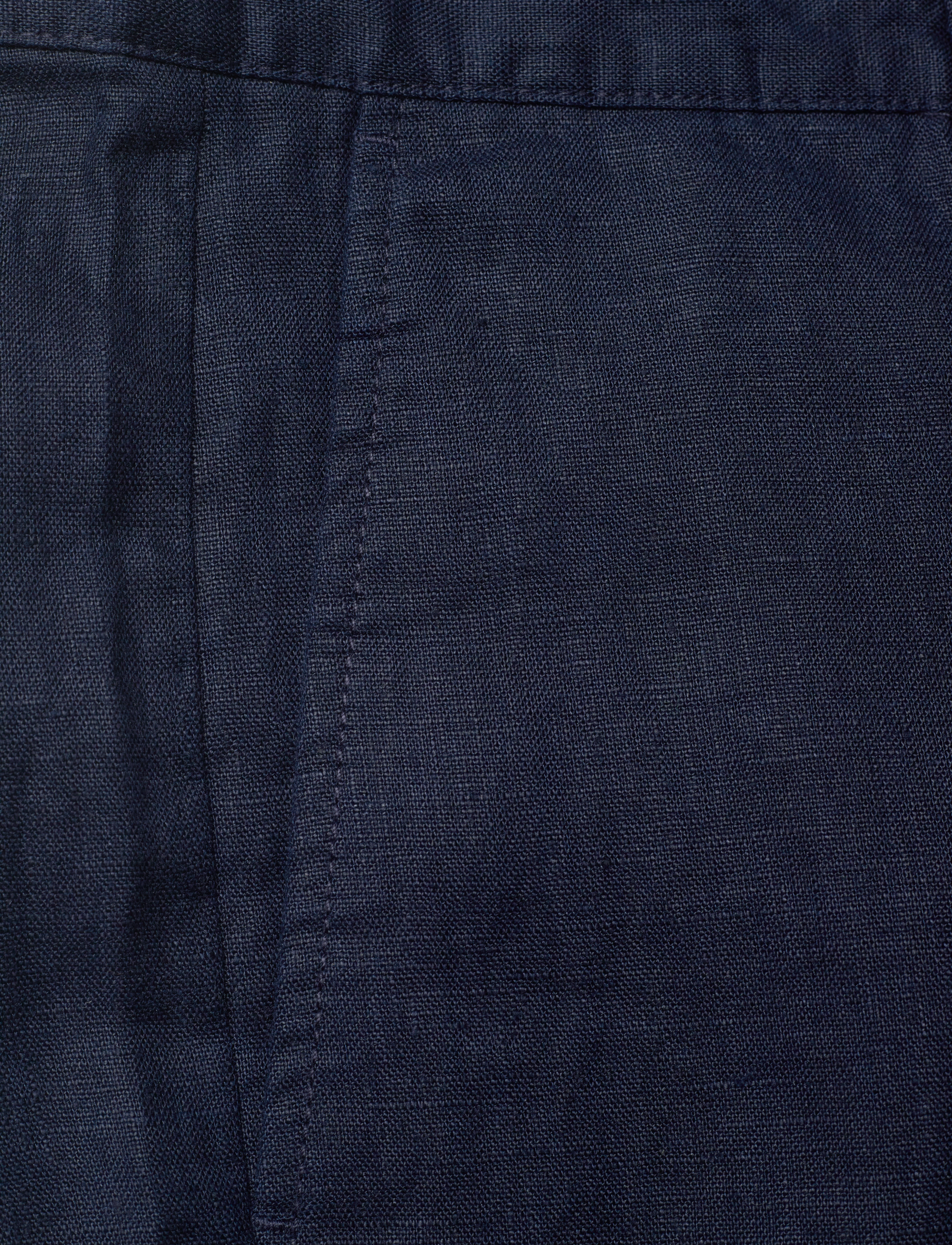 Gant - RELAXED LINEN DS SHORTS - hørshorts - marine - 2