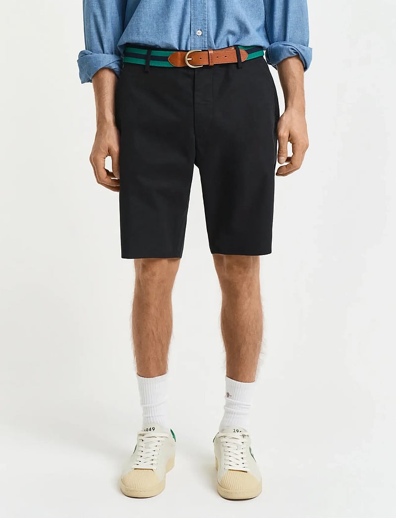 GANT - RELAXED SHORTS - lühikesed vabaajapüksid - black - 0