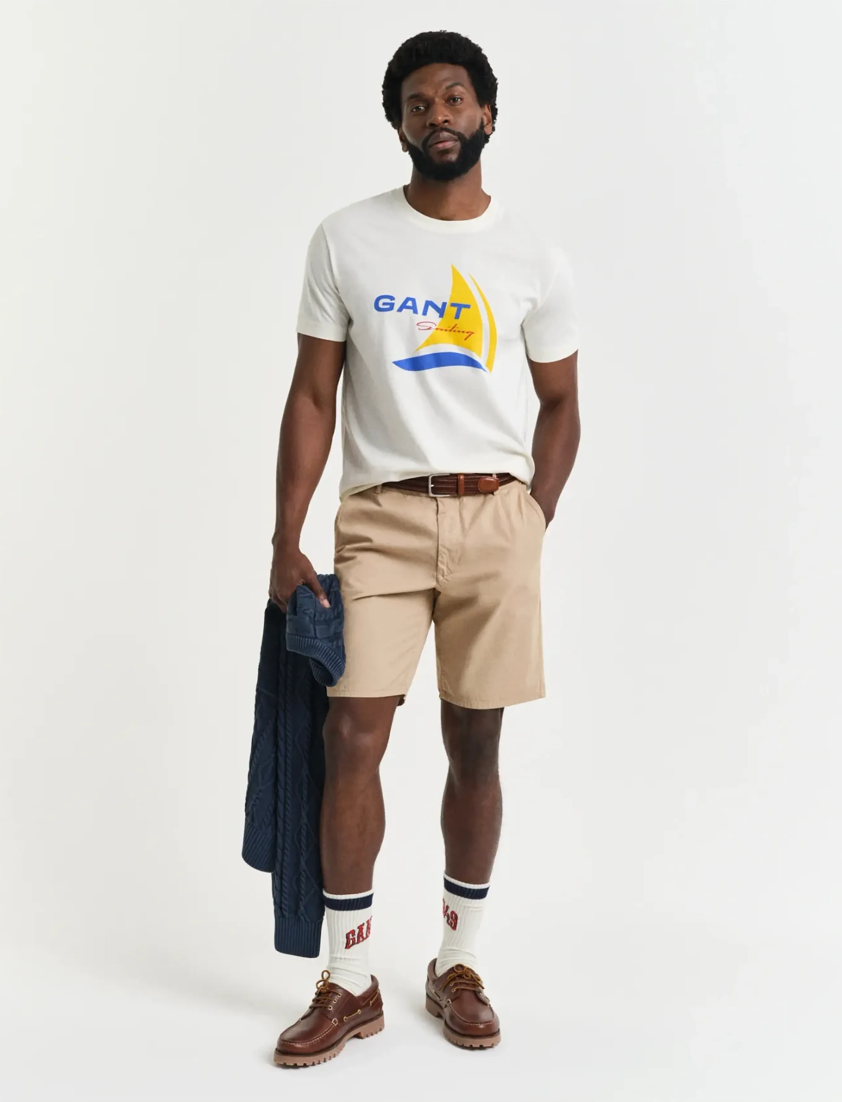 Gant Relaxed Shorts, 30, Beige - Casual, Männerswear