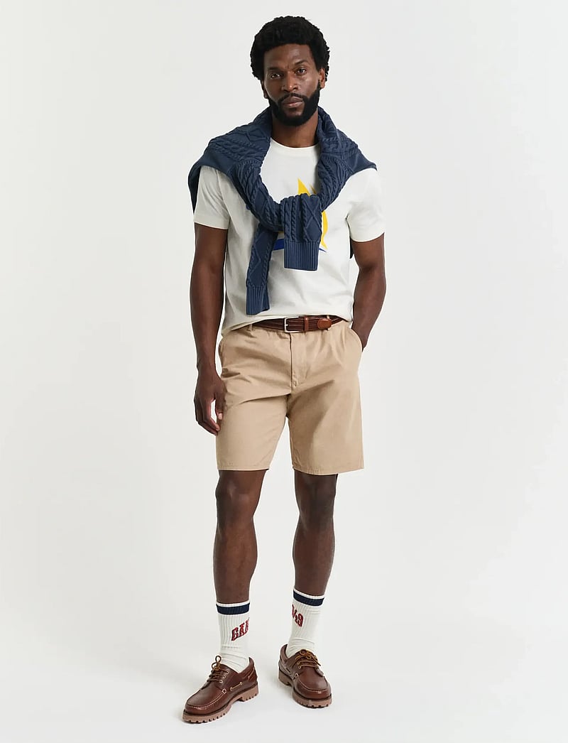 Gant - RELAXED SHORTS - casual shorts - dark khaki - 5