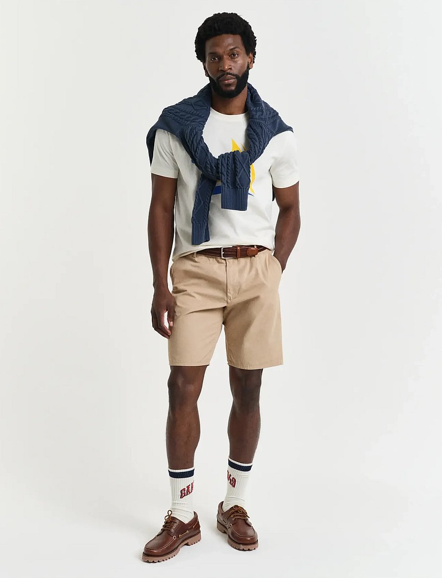 Gant - RELAXED SHORTS - casual shorts - dark khaki - 5