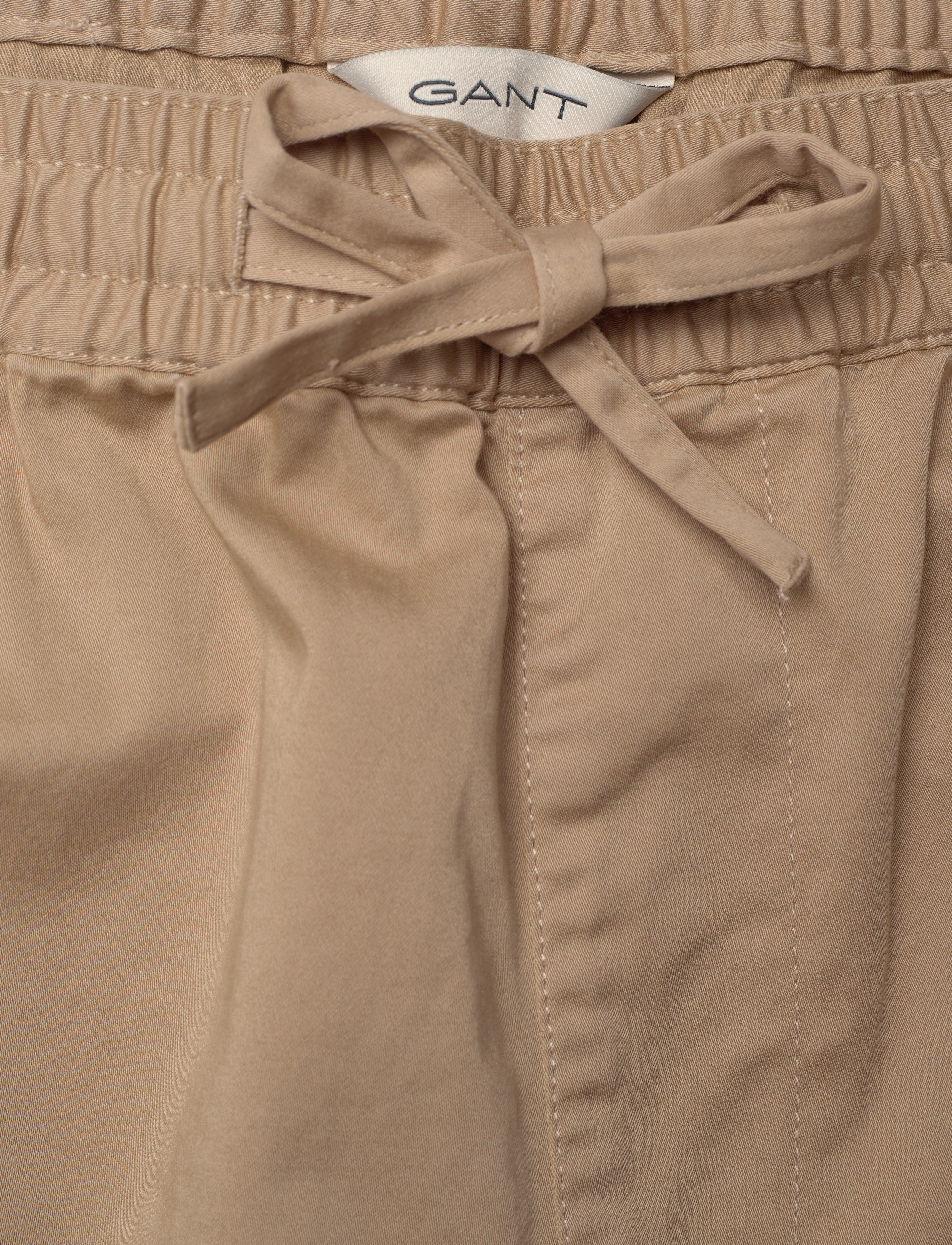GANT - DRAWSTRING LOGO SHORTS - dark khaki - 3