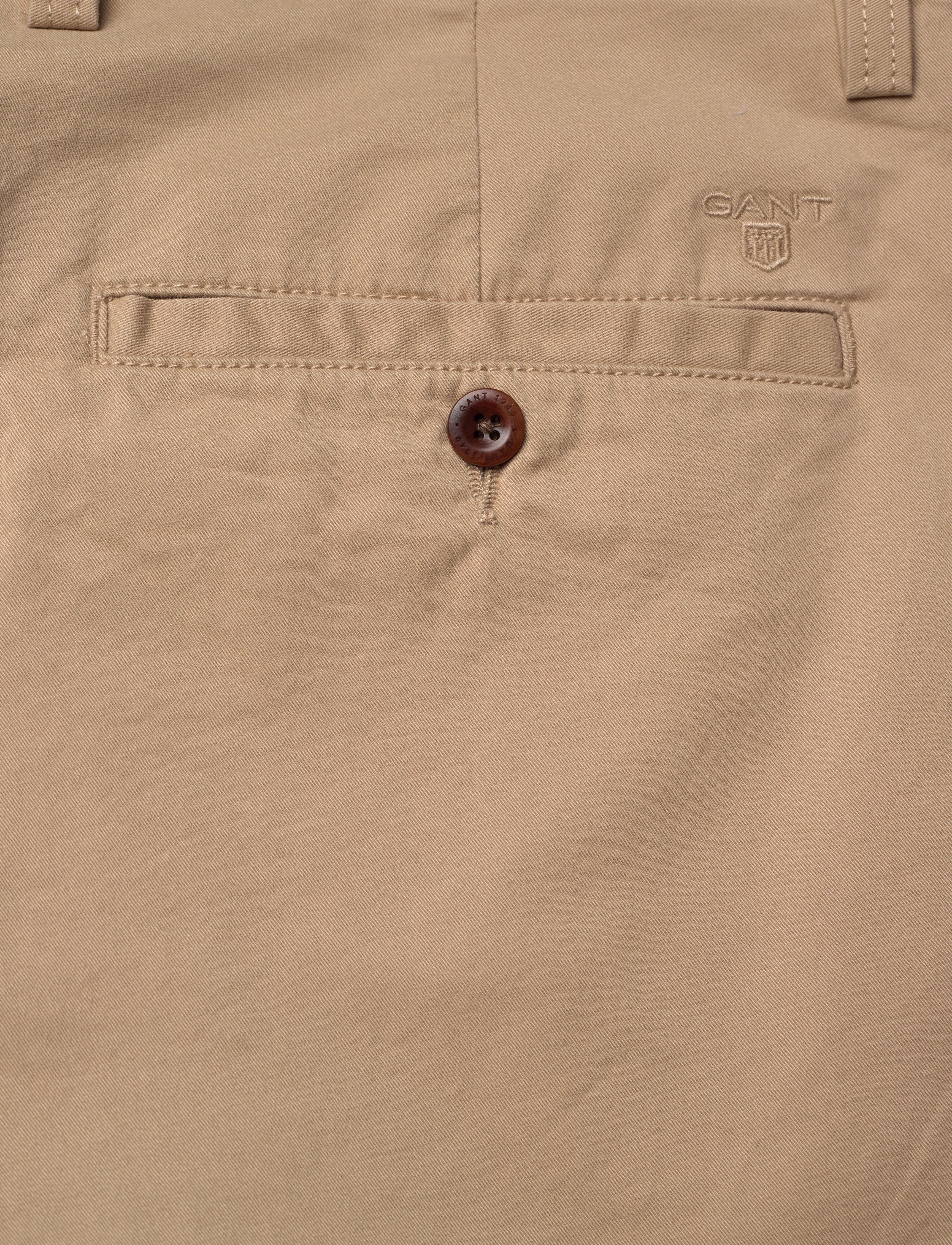 Gant - REG ORIGINAL SHIELD CHINO SHORTS - spodenki chinos - dark khaki - 4