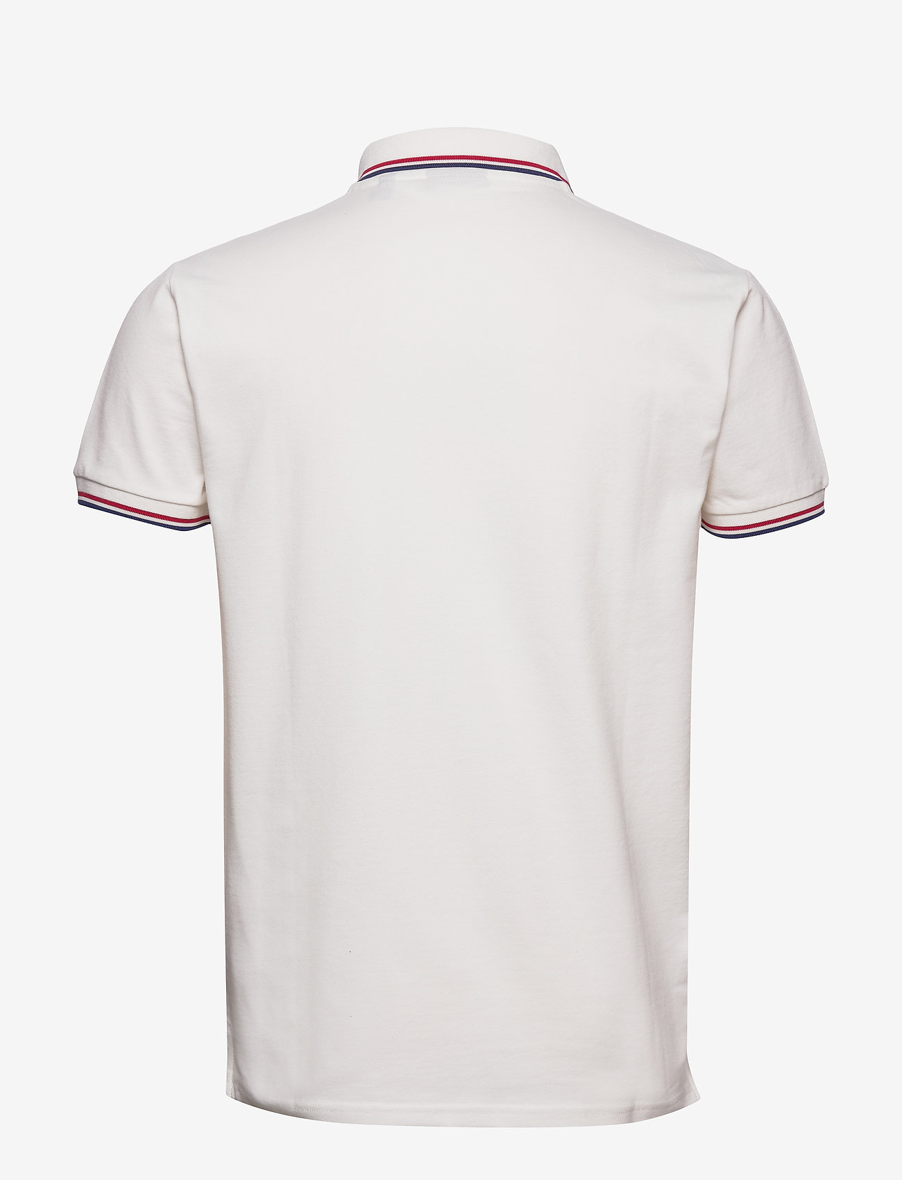 GANT - D1. 3-COL TIPPING PIQUE SS RUGGER - eggshell - 2