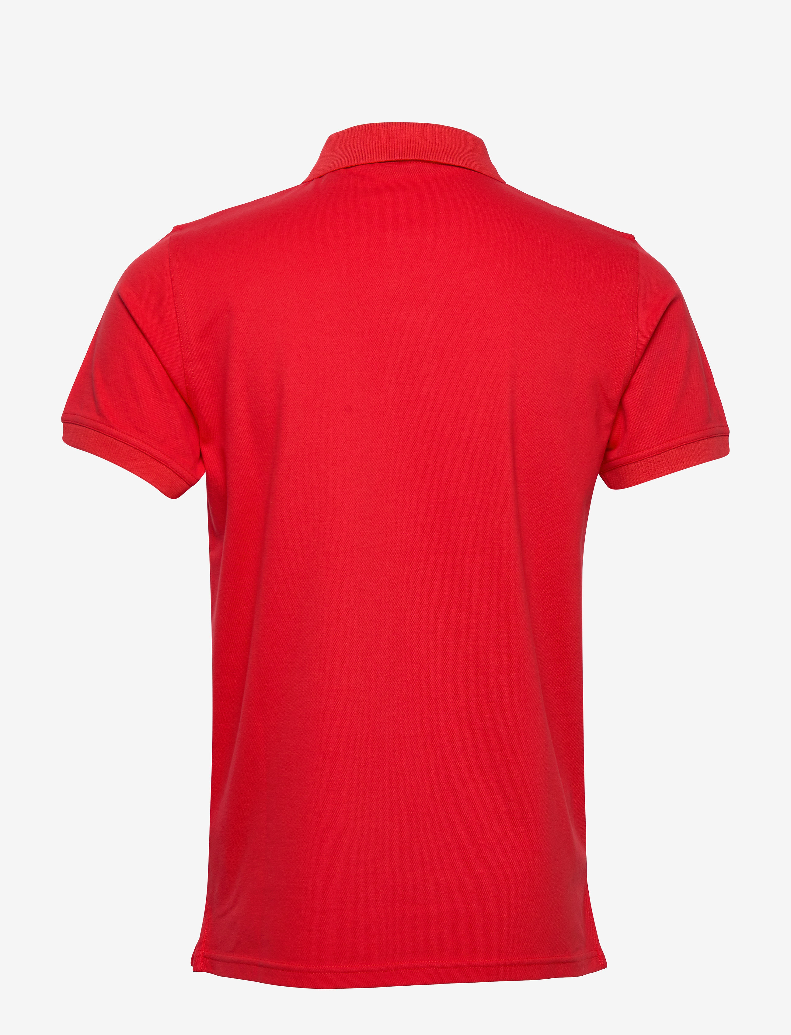 GANT - CONTRAST COLLAR PIQUE SS RUGGER - bright red - 1