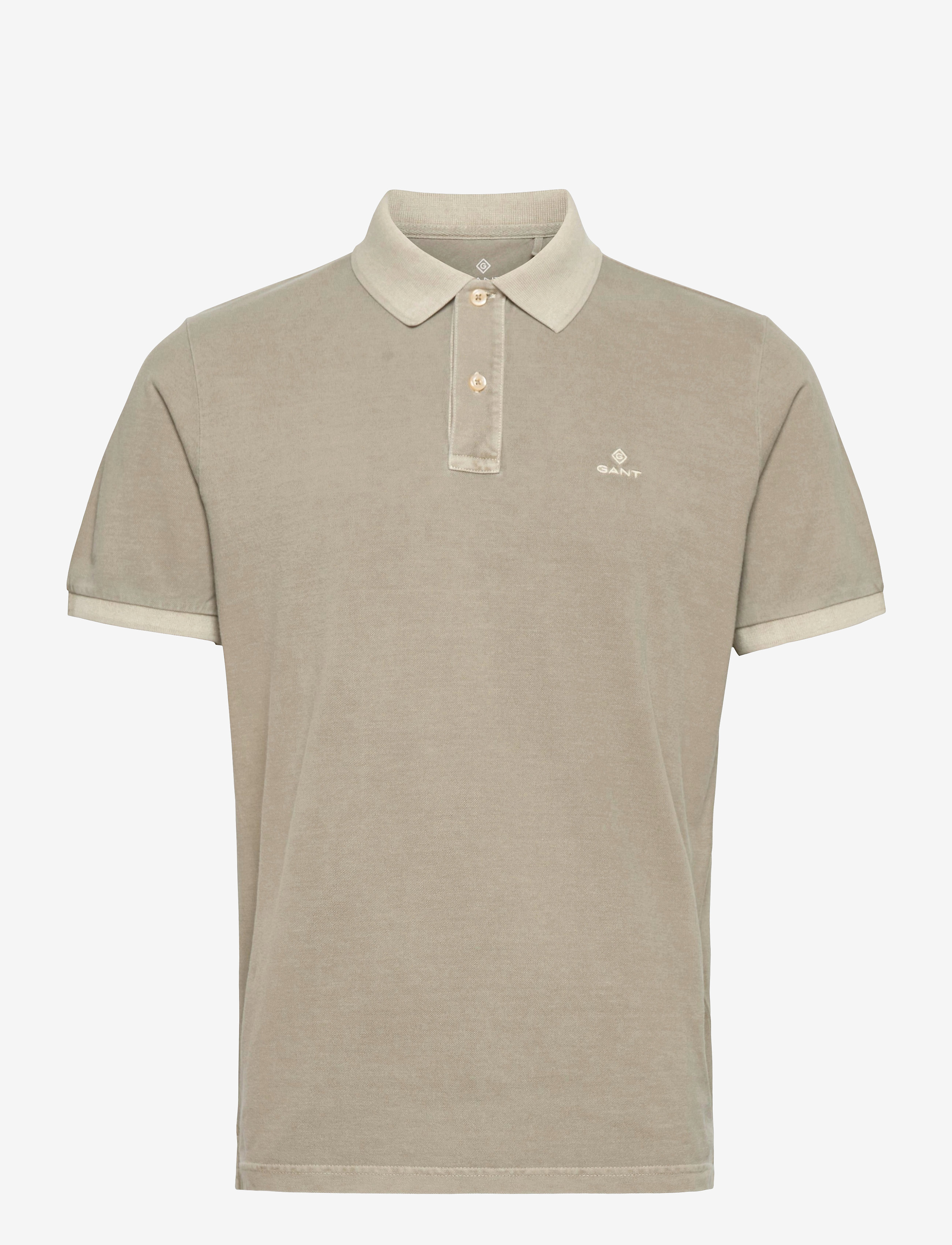 GANT - D2. SUNFADED PIQUE SS RUGGER - aloe green - 0