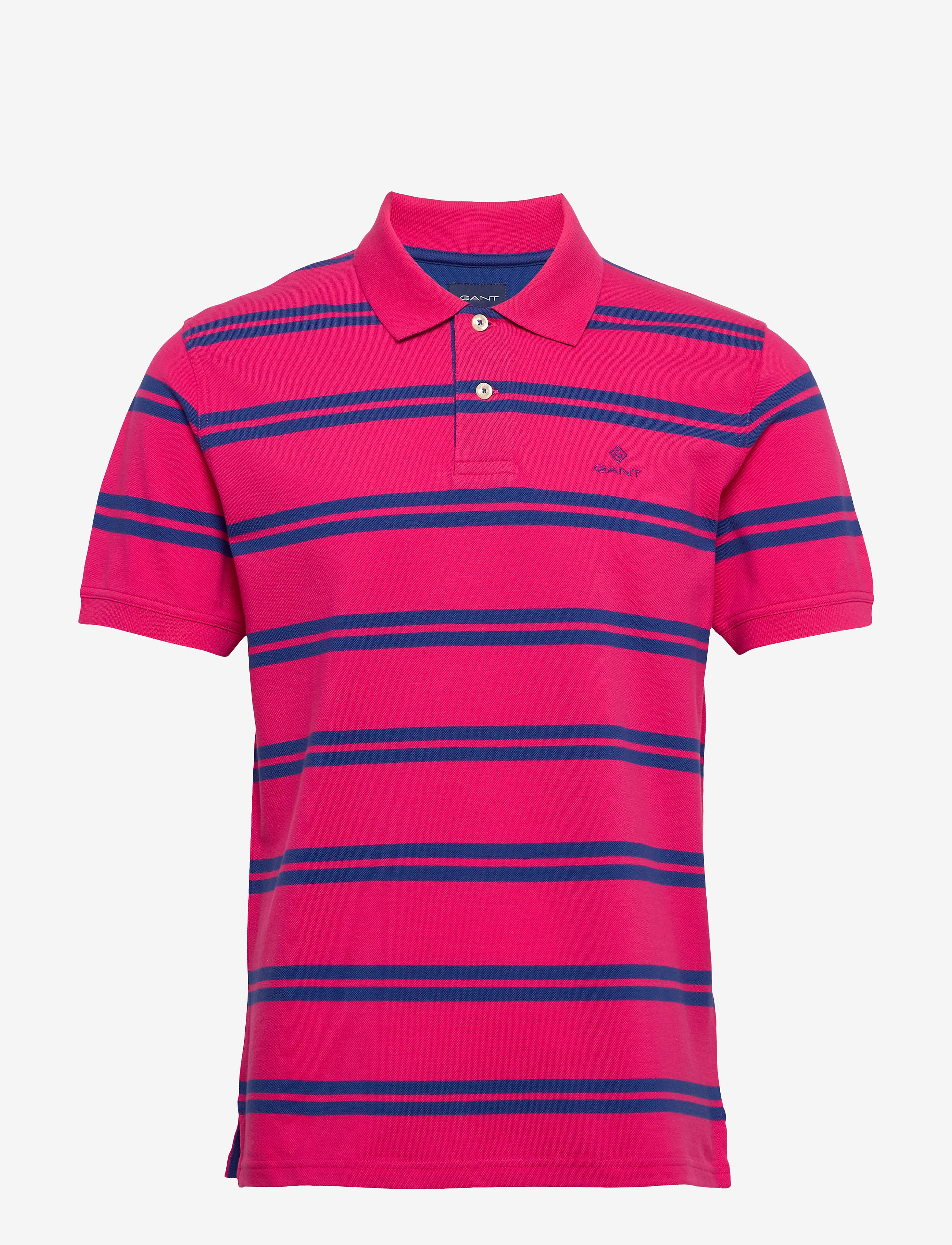 GANT - D1. CONTRAST STRIPE COLLAR - love potion - 0