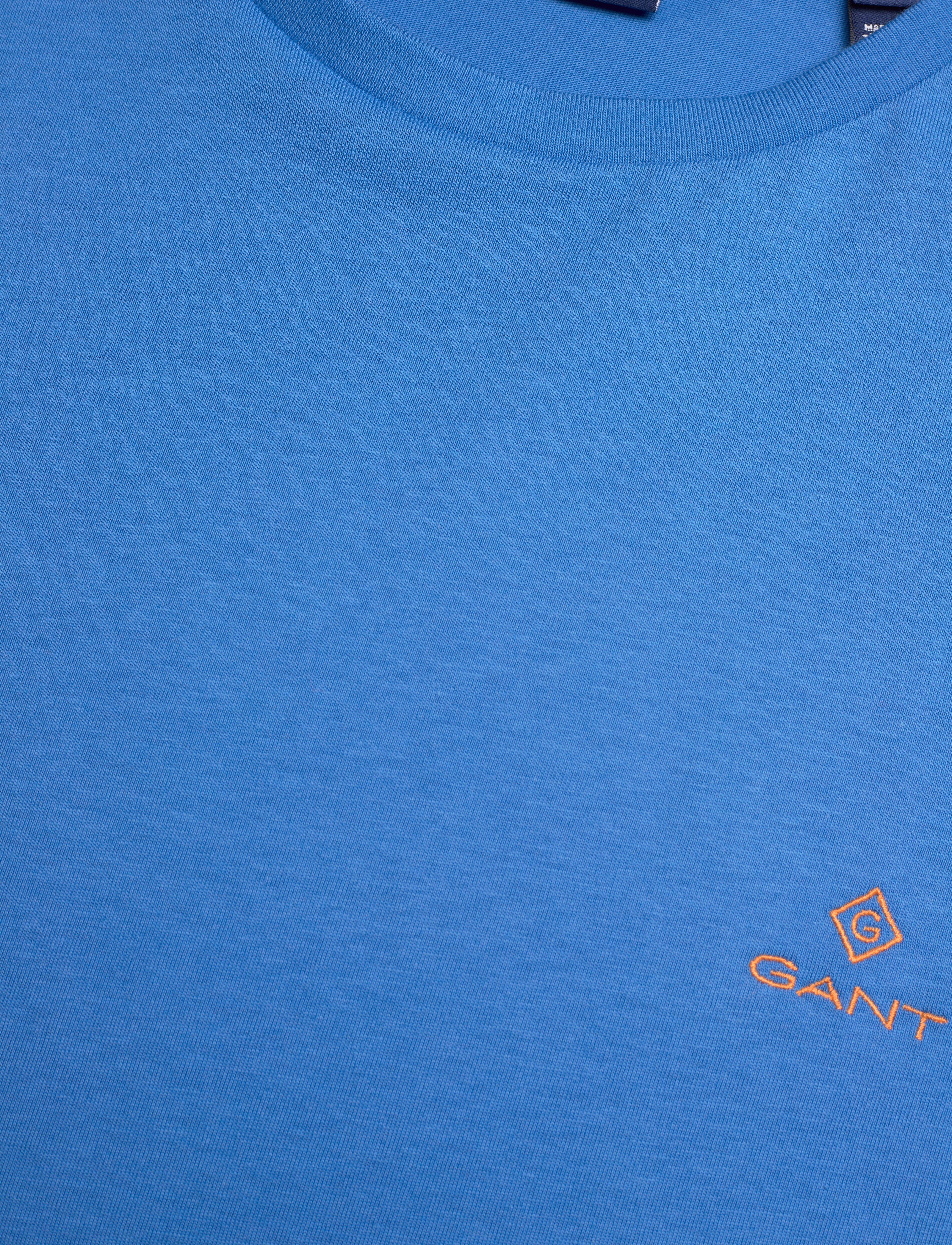 GANT - CONTRAST LOGO SS T-SHIRT - day blue - 2
