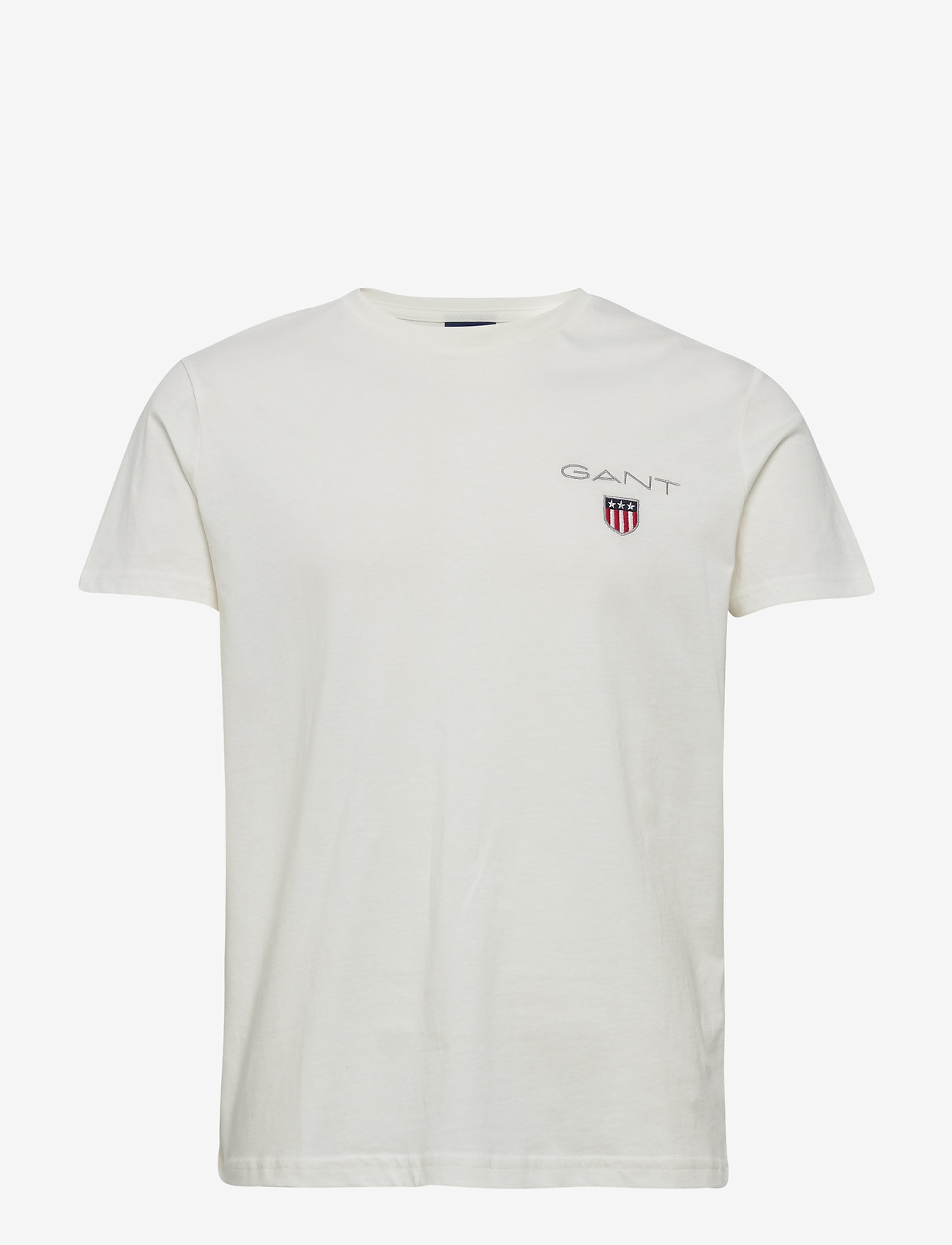 GANT - D1. MEDIUM SHIELD SS T-SHIRT - eggshell - 0