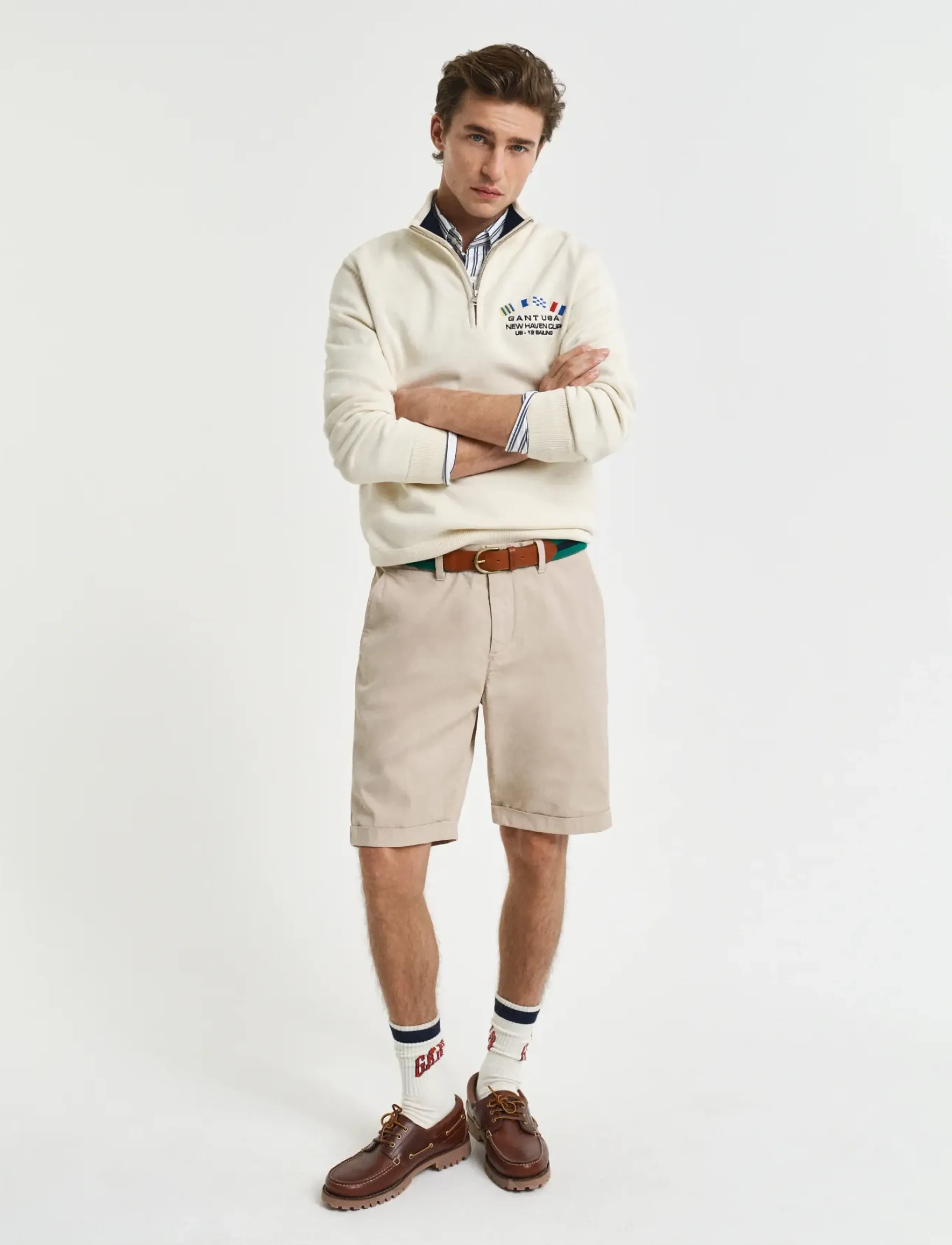 GANT REG SUNFADED CHINO SHORTS - Inspiration - DRY SAND / beige