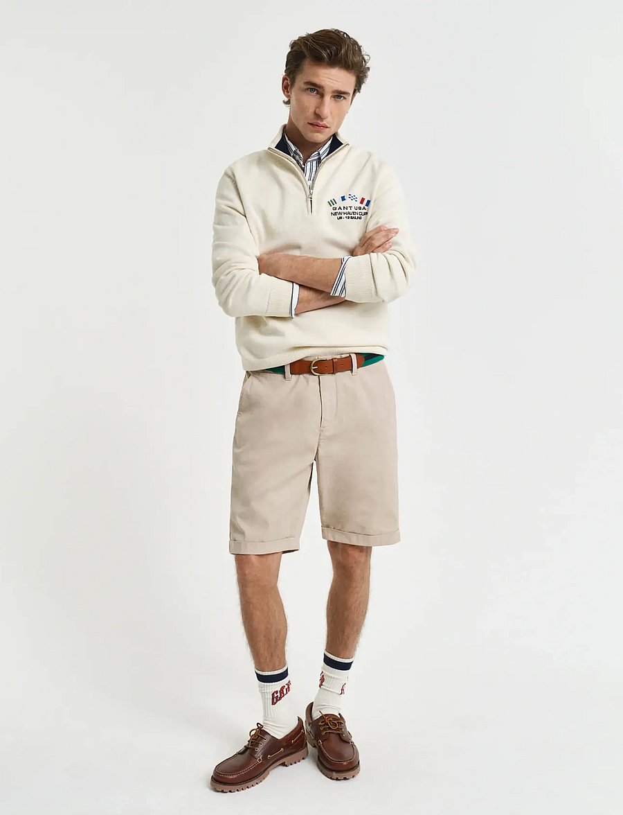Gant - REG SUNFADED CHINO SHORTS - chinos shorts - dry sand - 0