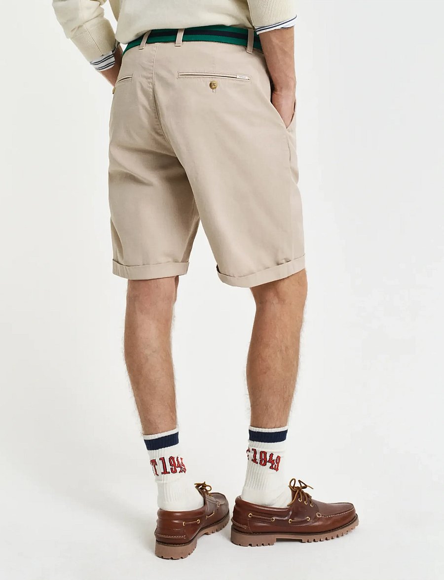 Gant - REG SUNFADED CHINO SHORTS - chinos shorts - dry sand - 2
