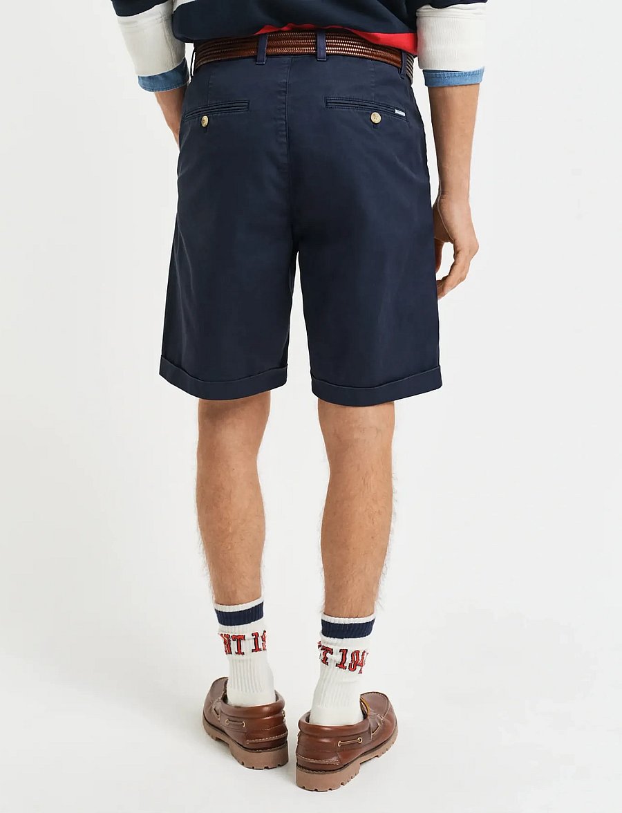 Gant - REG SUNFADED CHINO SHORTS - chinos shorts - evening blue - 2