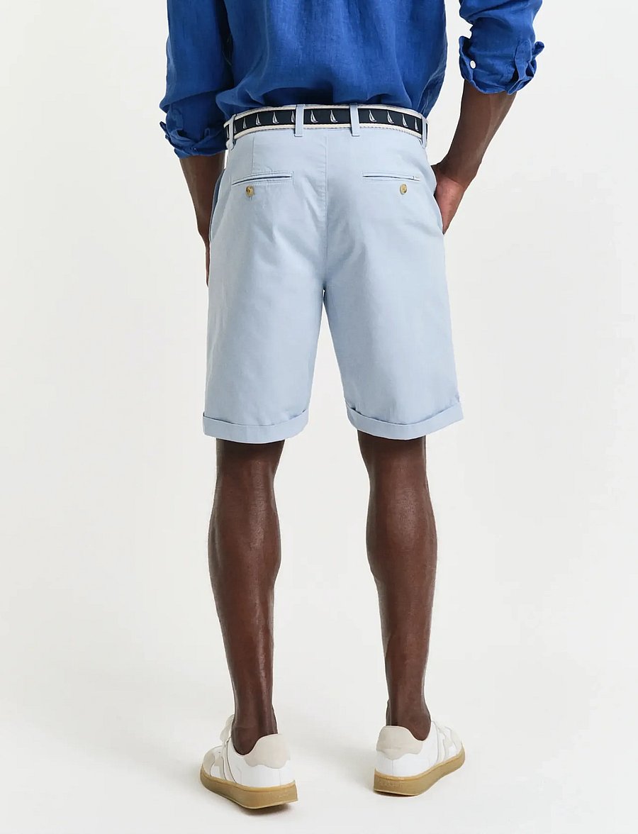 Gant - REG SUNFADED CHINO SHORTS - chinos shorts - fresh blue - 2