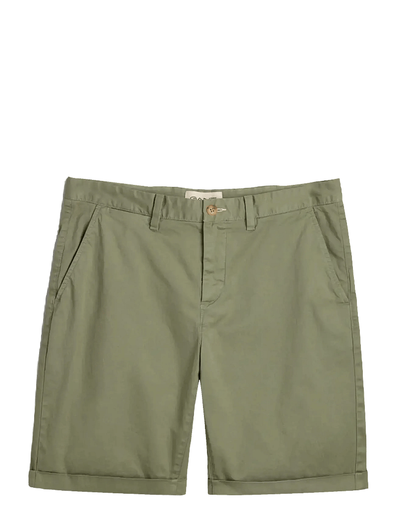 GANT - REG SUNFADED CHINO SHORTS - chino lühikesed püksid - kalamata green - 1