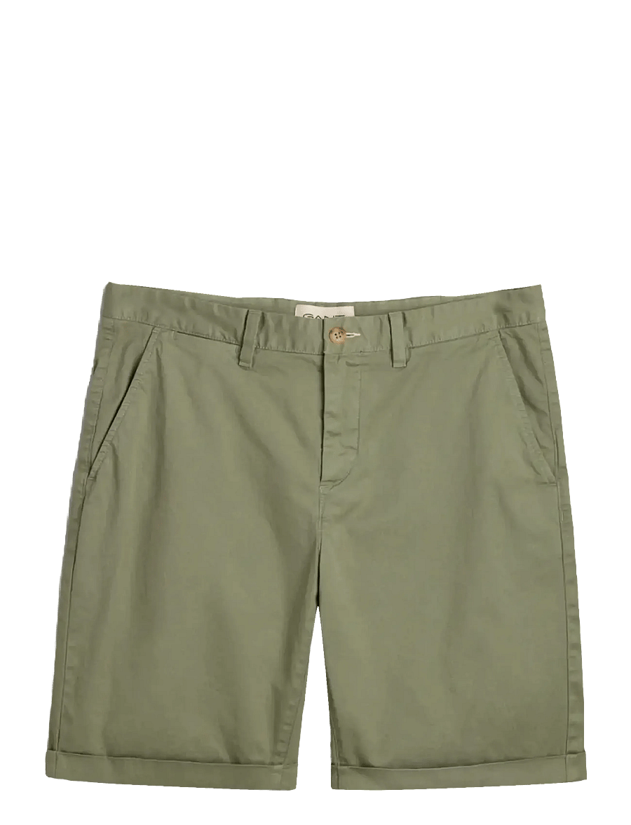 Gant - REG SUNFADED CHINO SHORTS - lühikesed chino-püksid - kalamata green - 1