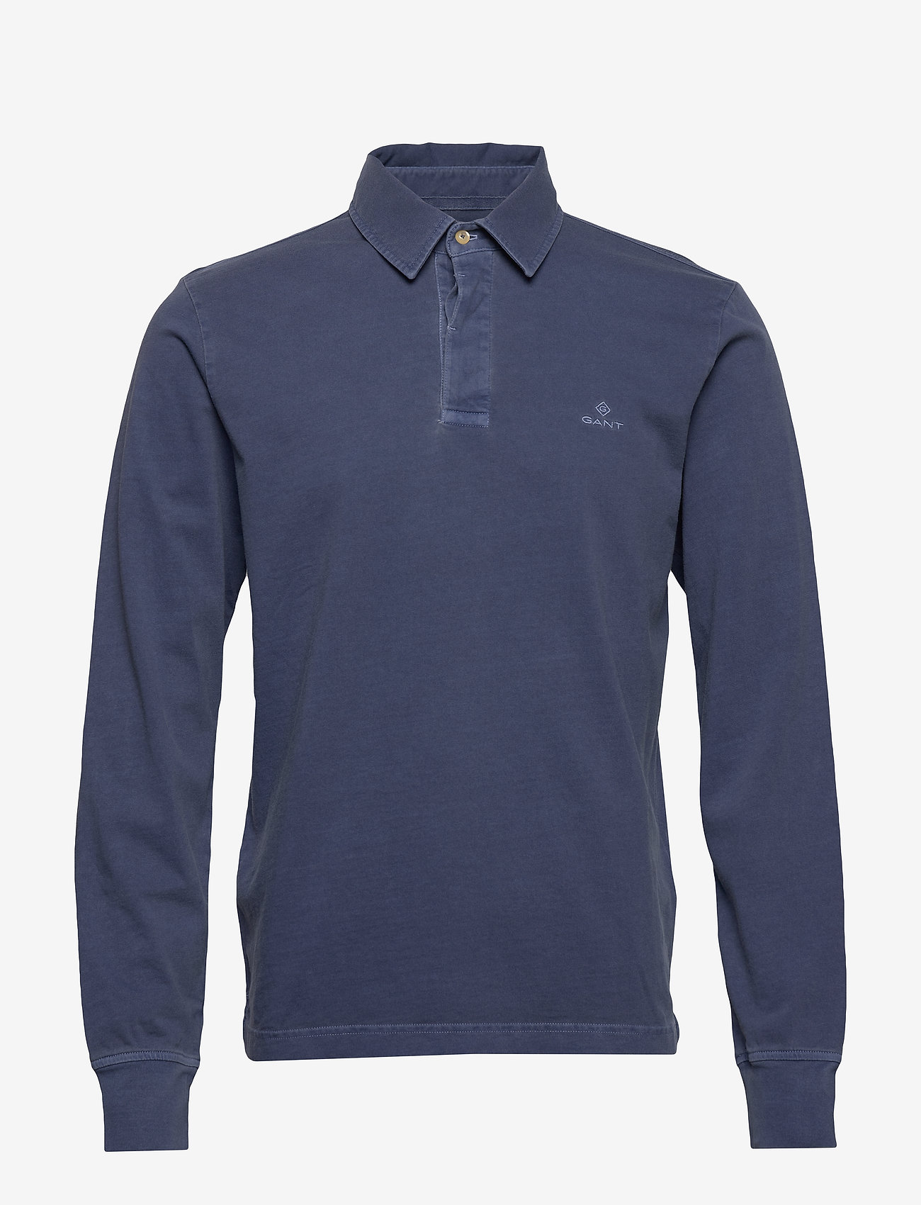 GANT - D2. SUNFADED LS RUGGER - insignia blue - 0