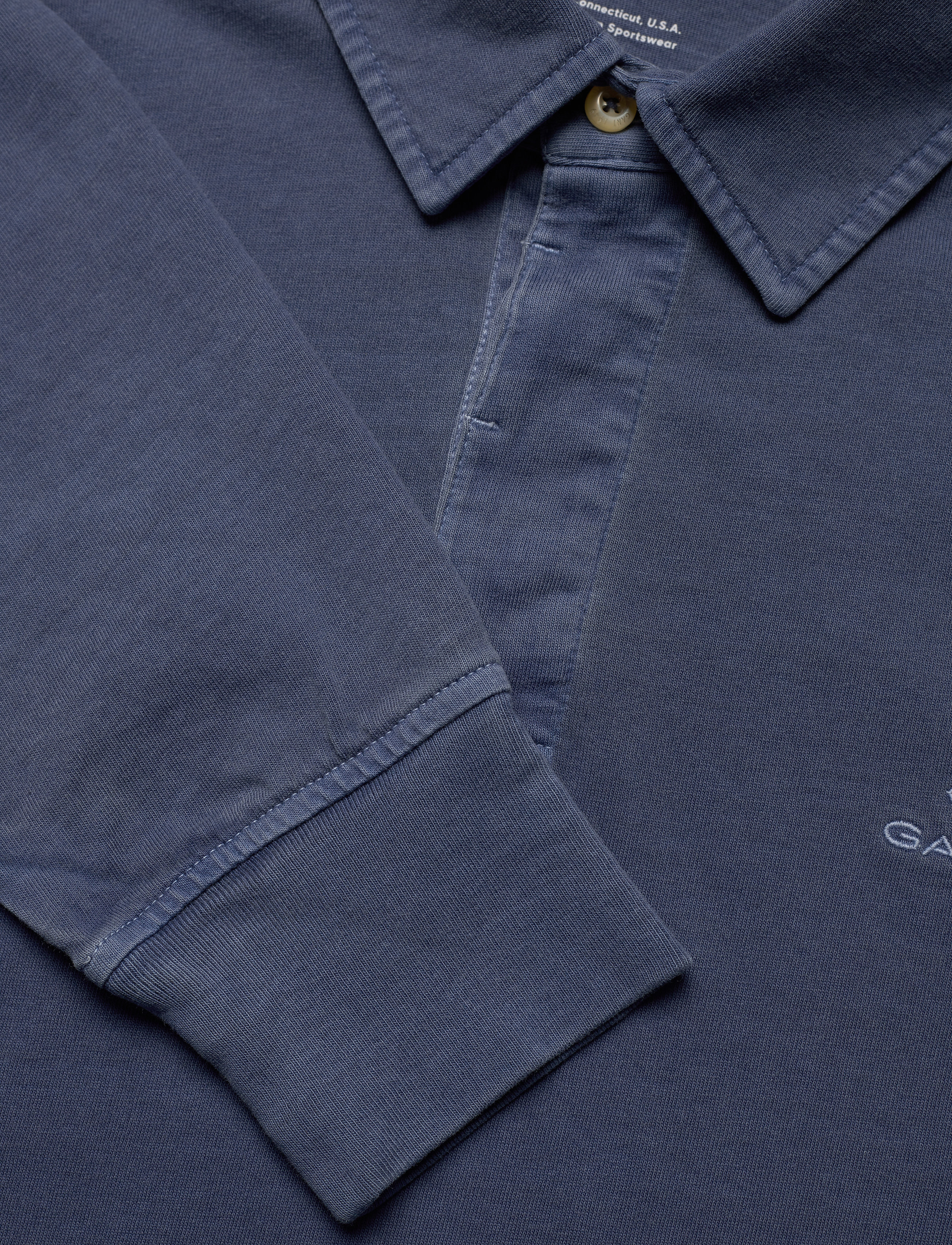 GANT - D2. SUNFADED LS RUGGER - insignia blue - 2