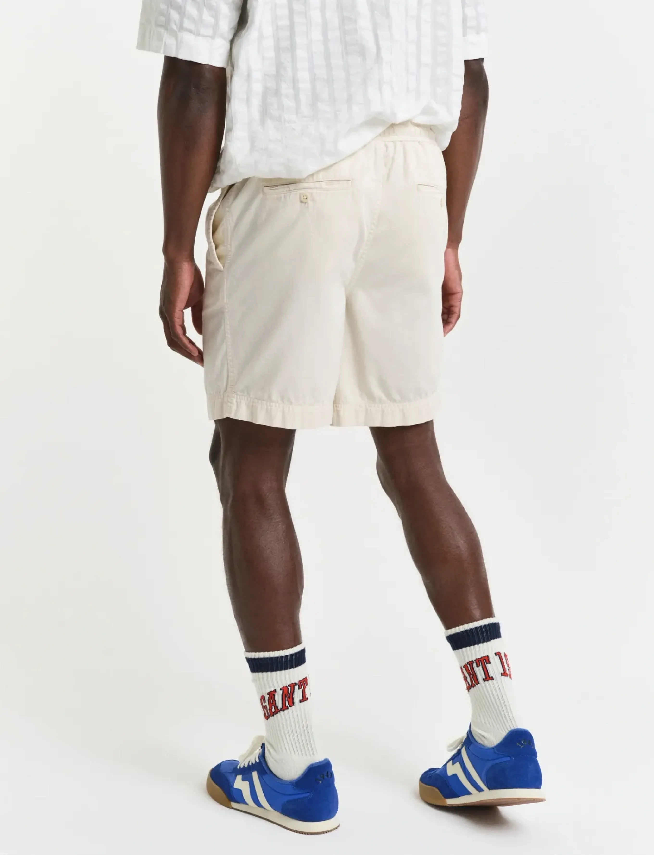 Gant - REG SUNFADED DS SHORTS - casual shorts - cream - 2