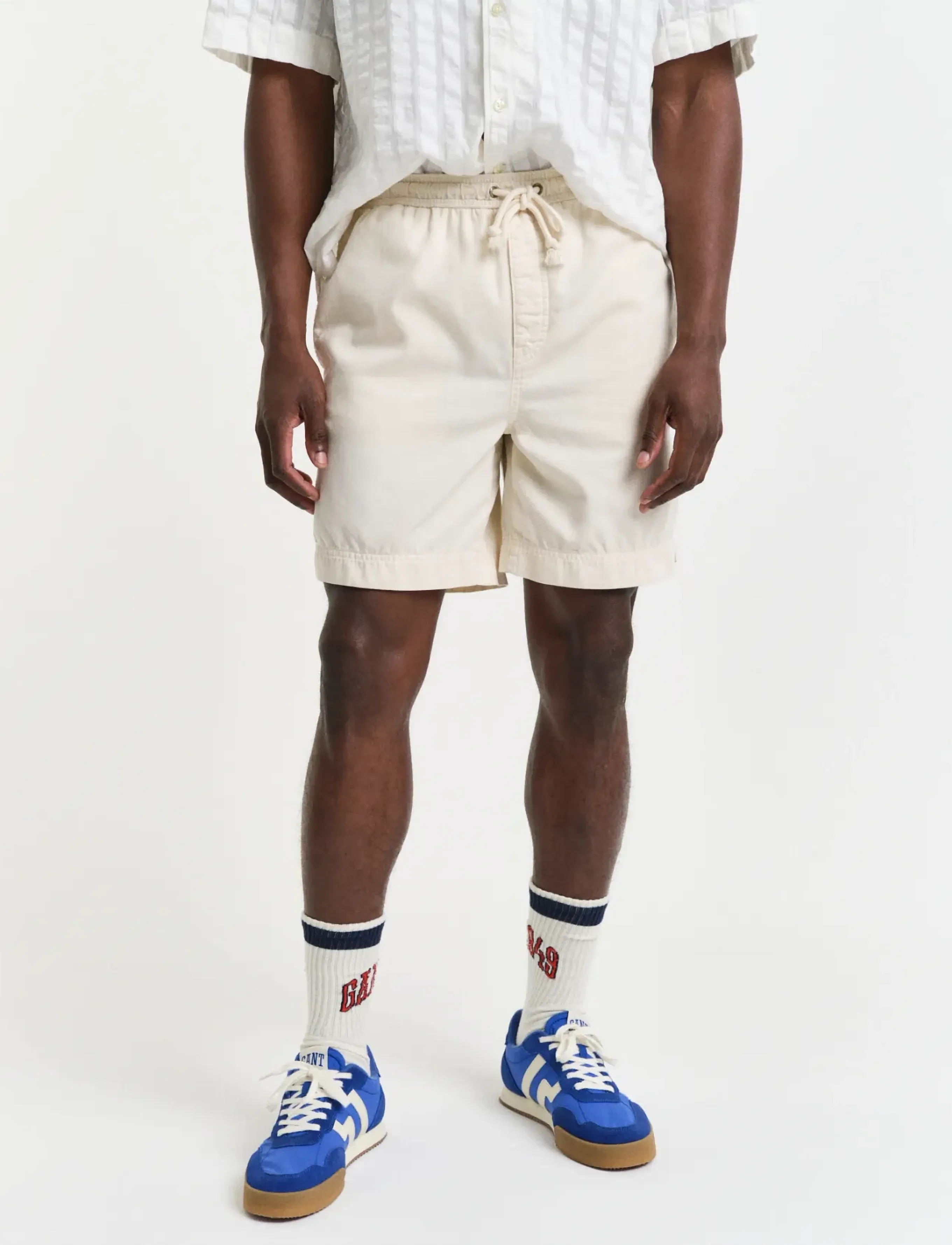 Gant - REG SUNFADED DS SHORTS - casual shorts - cream - 3