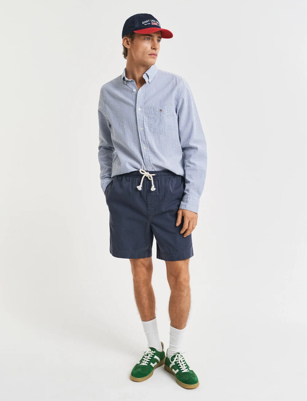 GANT - REG SUNFADED DS SHORTS - casual shorts - evening blue - 0