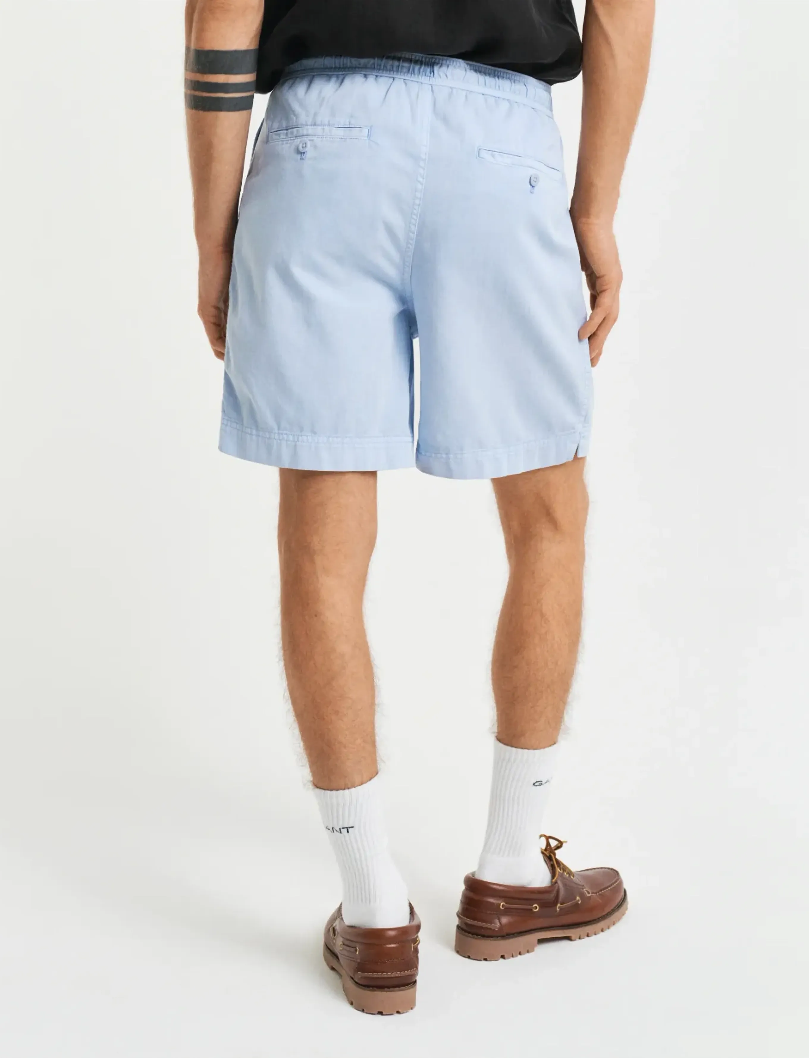 Gant - REG SUNFADED DS SHORTS - short décontracté - fresh blue - 2