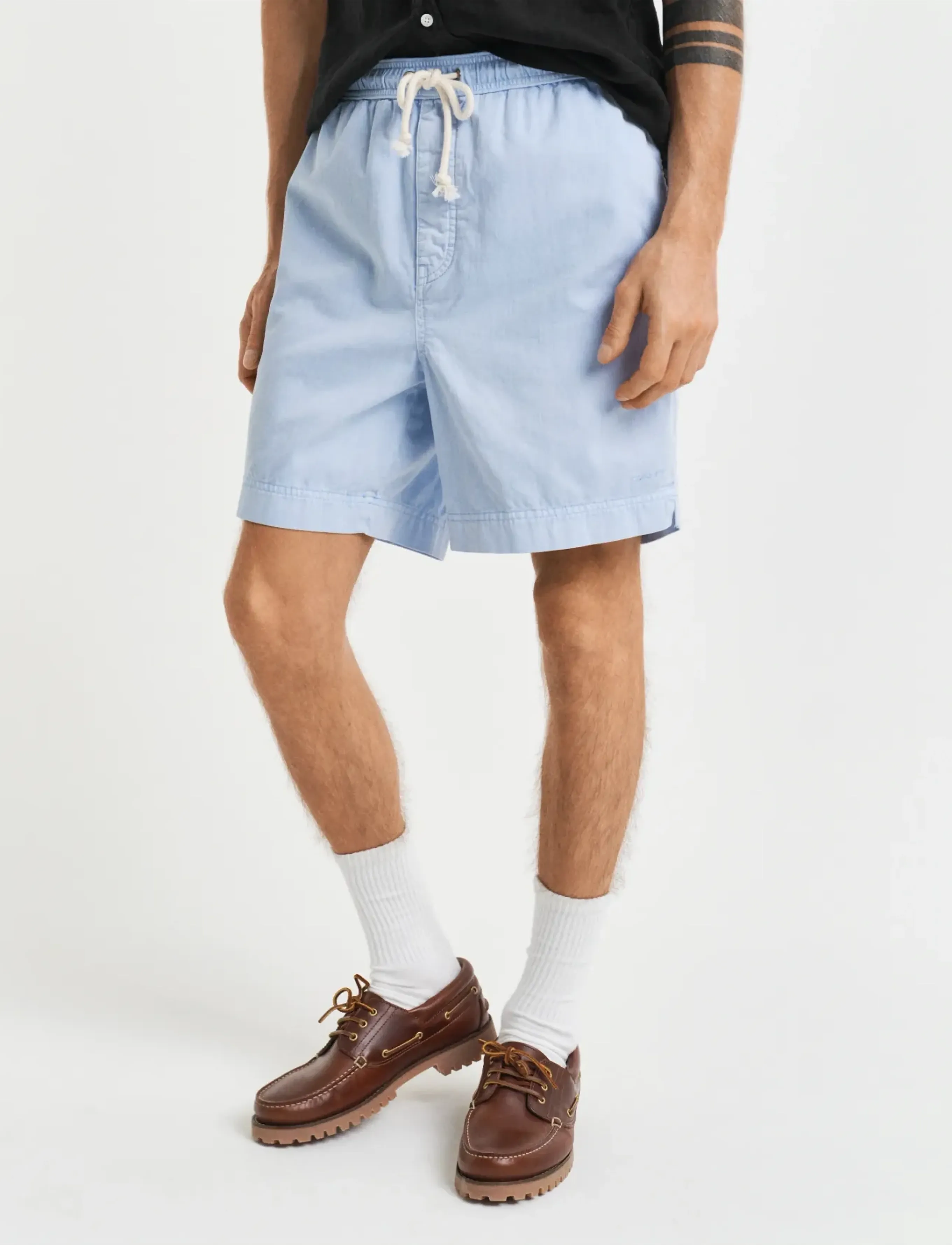 Gant - REG SUNFADED DS SHORTS - short décontracté - fresh blue - 3