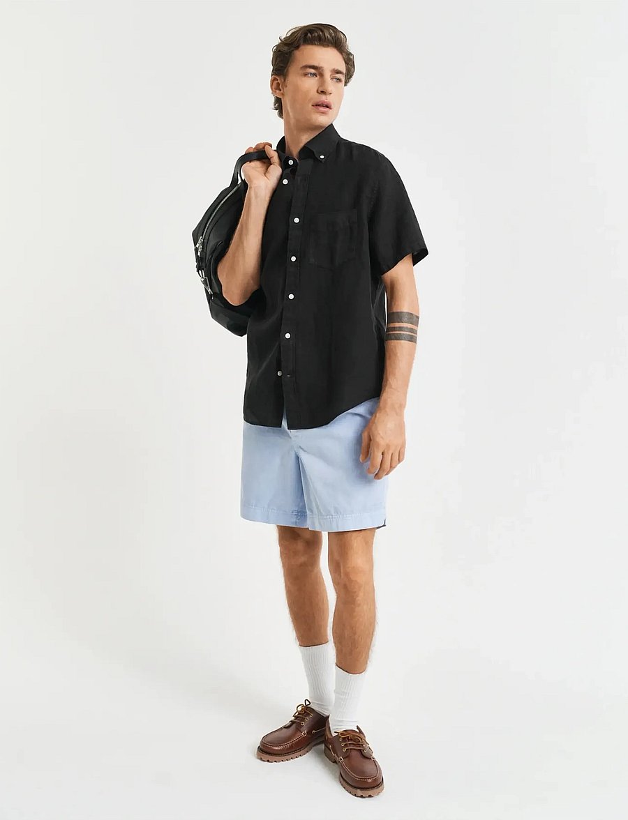 Gant - REG SUNFADED DS SHORTS - short décontracté - fresh blue - 4