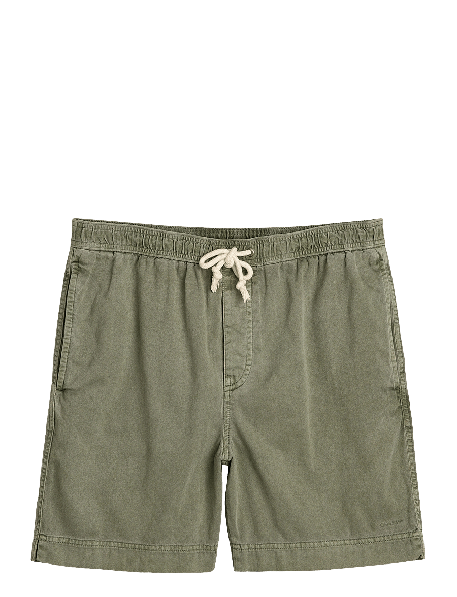 Gant - REG SUNFADED DS SHORTS - lühikesed vabaajapüksid - kalamata green - 1