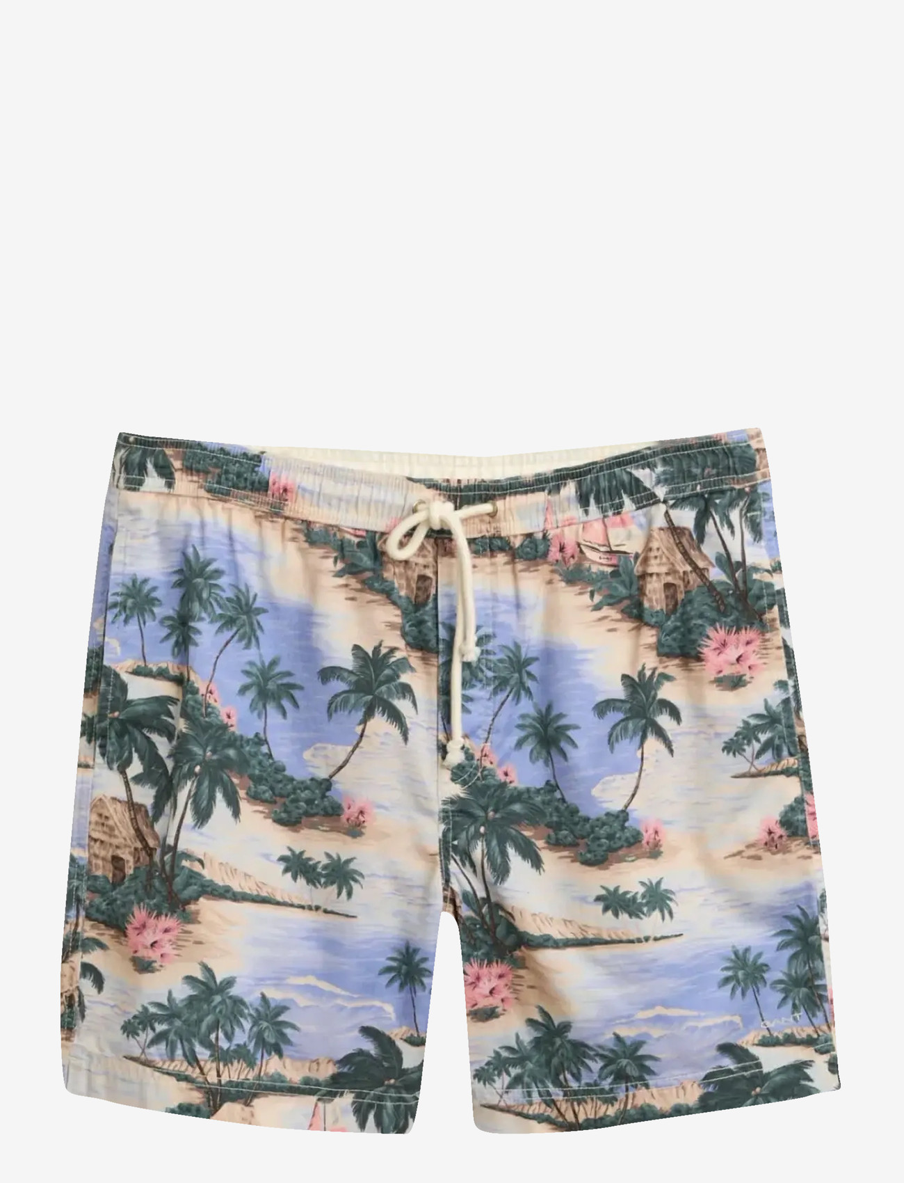 Gant - REG PRINTED DS SHORTS - casual shorts - perfect blue - 1