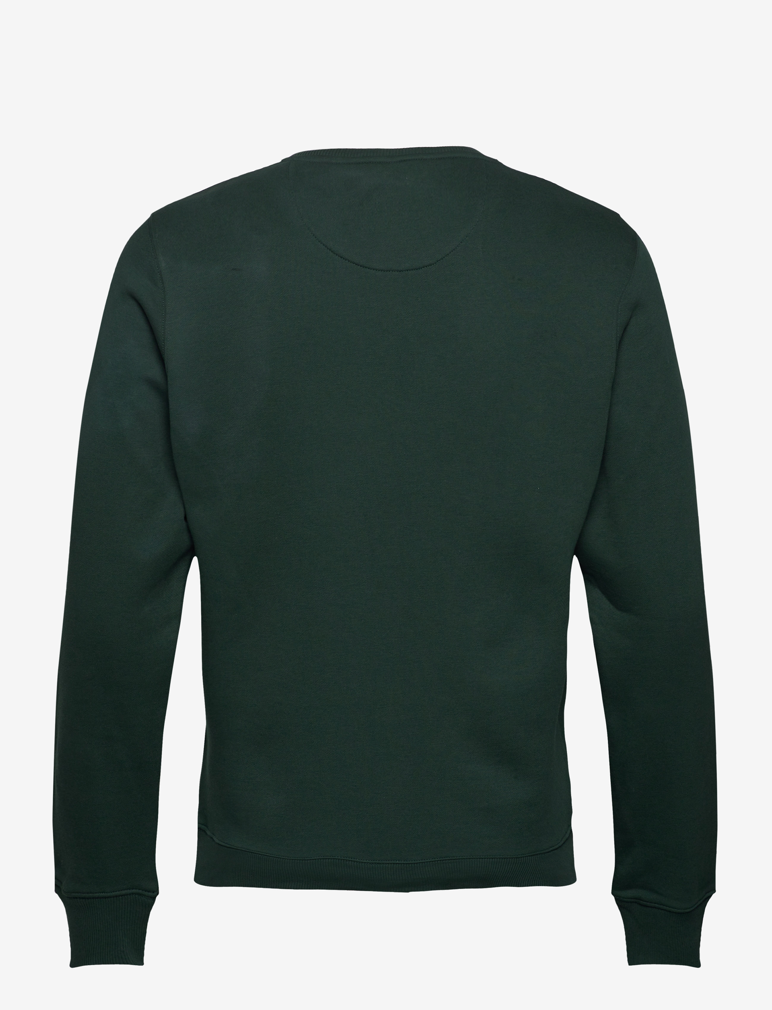 GANT - D1. MEDIUM SHIELD C-NECK SWEAT - tartan green - 1