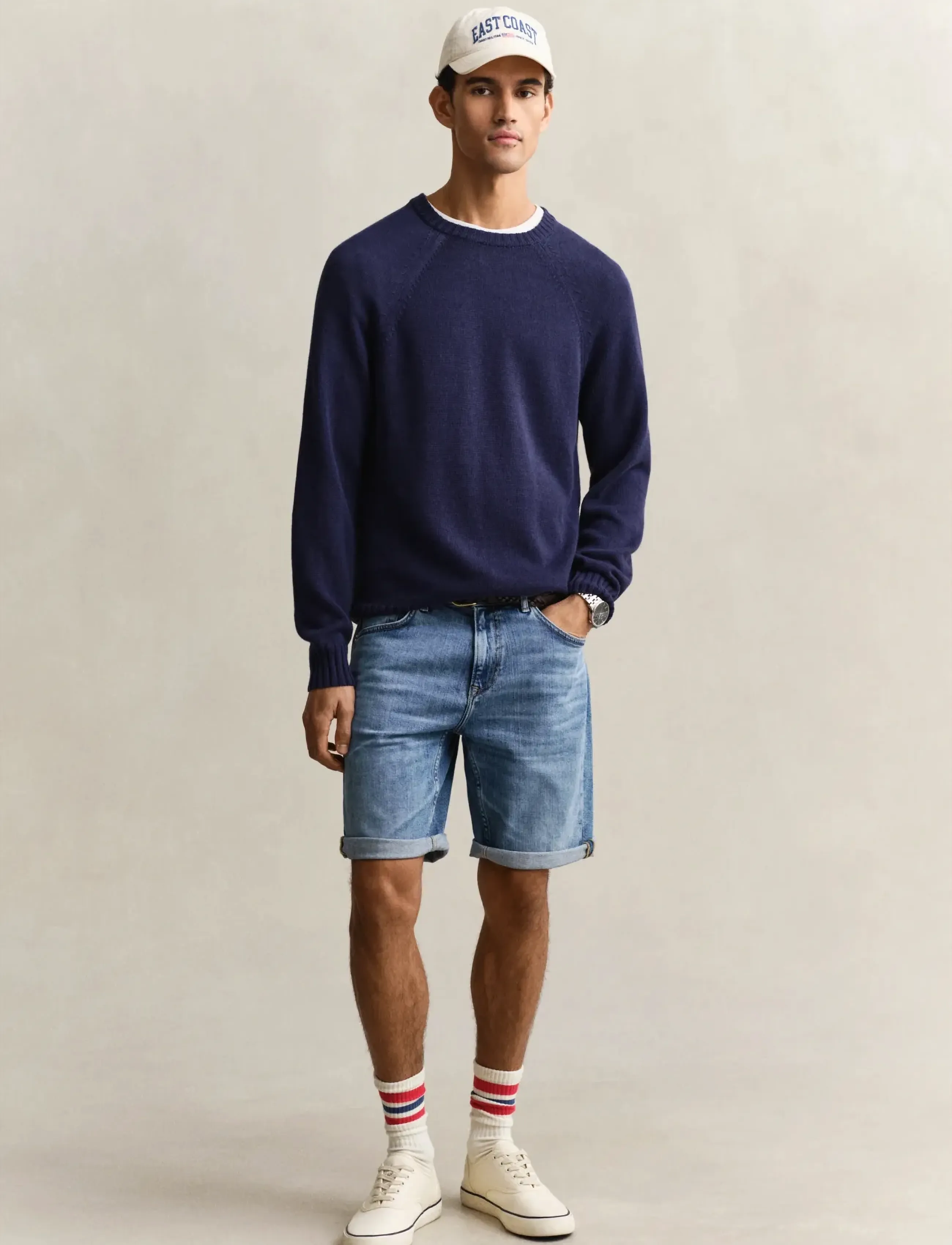 Gant Reg Gant Jeans Shorts, Mænd, Denim Shorts, Blå, Str: 30
