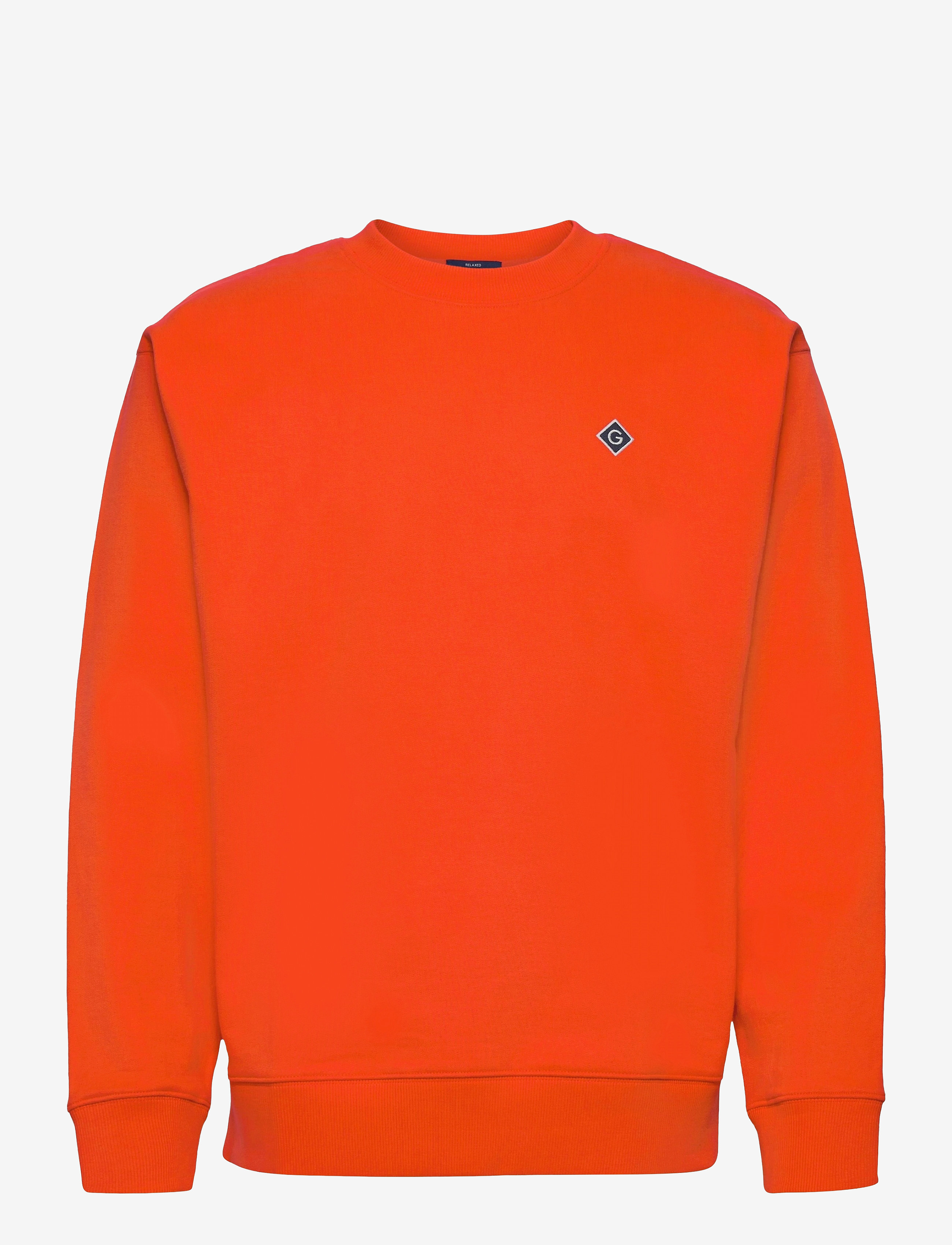 GANT - D1. GANT DIAMOND G C-NECK SWEAT - lava red - 0