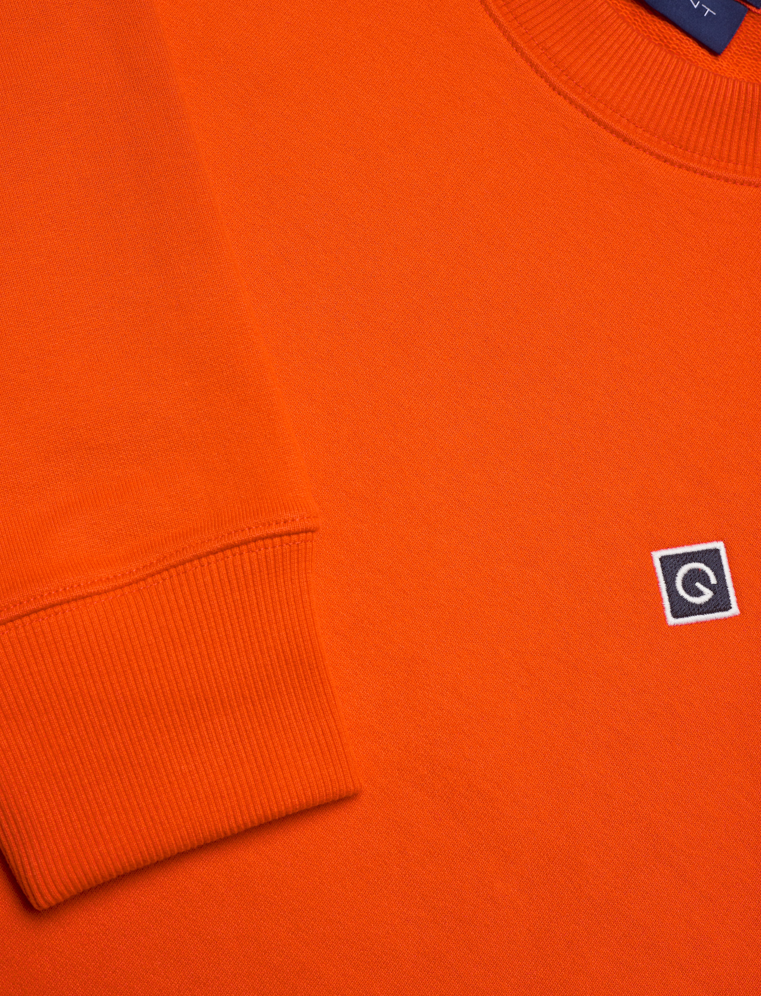 GANT - D1. GANT DIAMOND G C-NECK SWEAT - lava red - 2