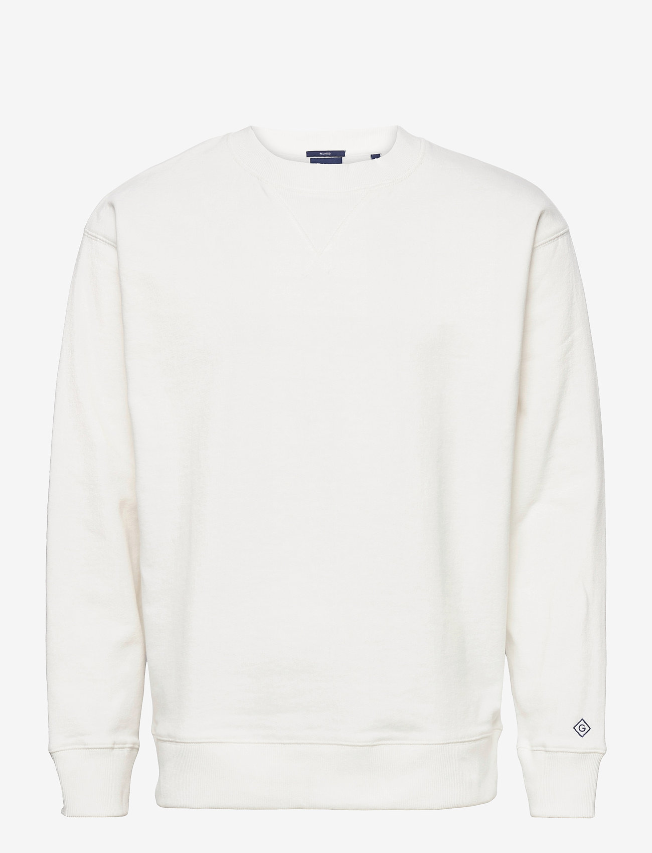 GANT - D1. LOCKER LOOP C-NECK SWEAT - eggshell - 0