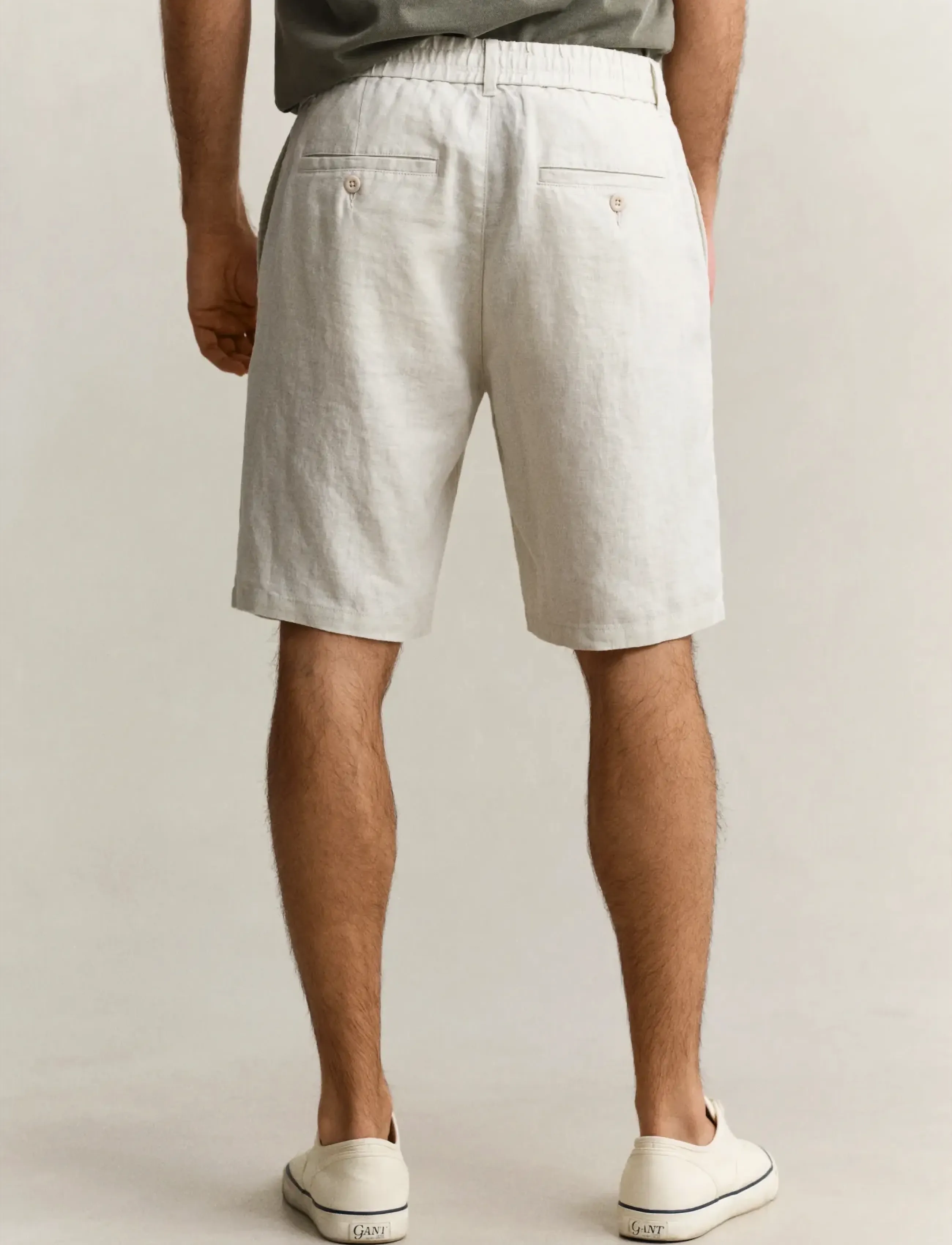Gant - REG LINEN DS SHORTS - shop efter anledning - sand - 2