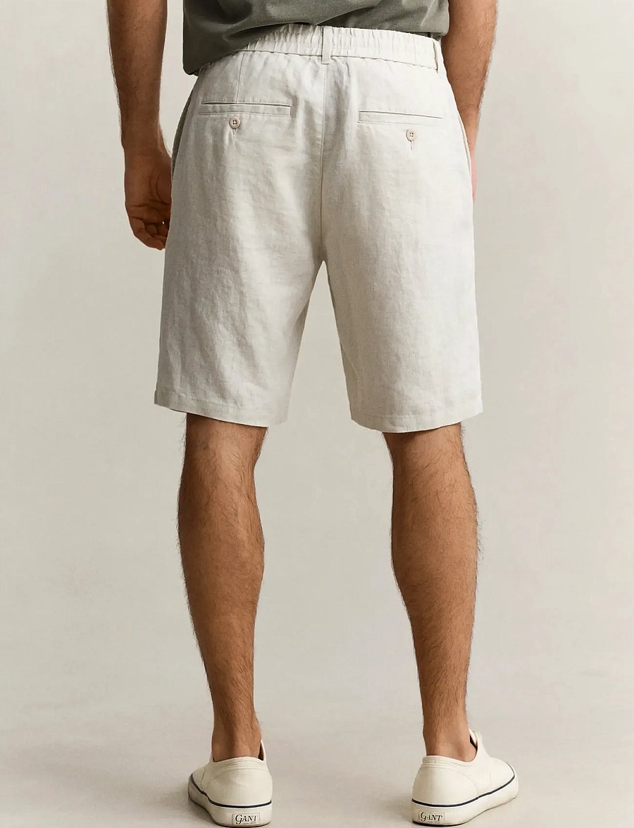 Gant - REG LINEN DS SHORTS - shop efter anledning - sand - 2