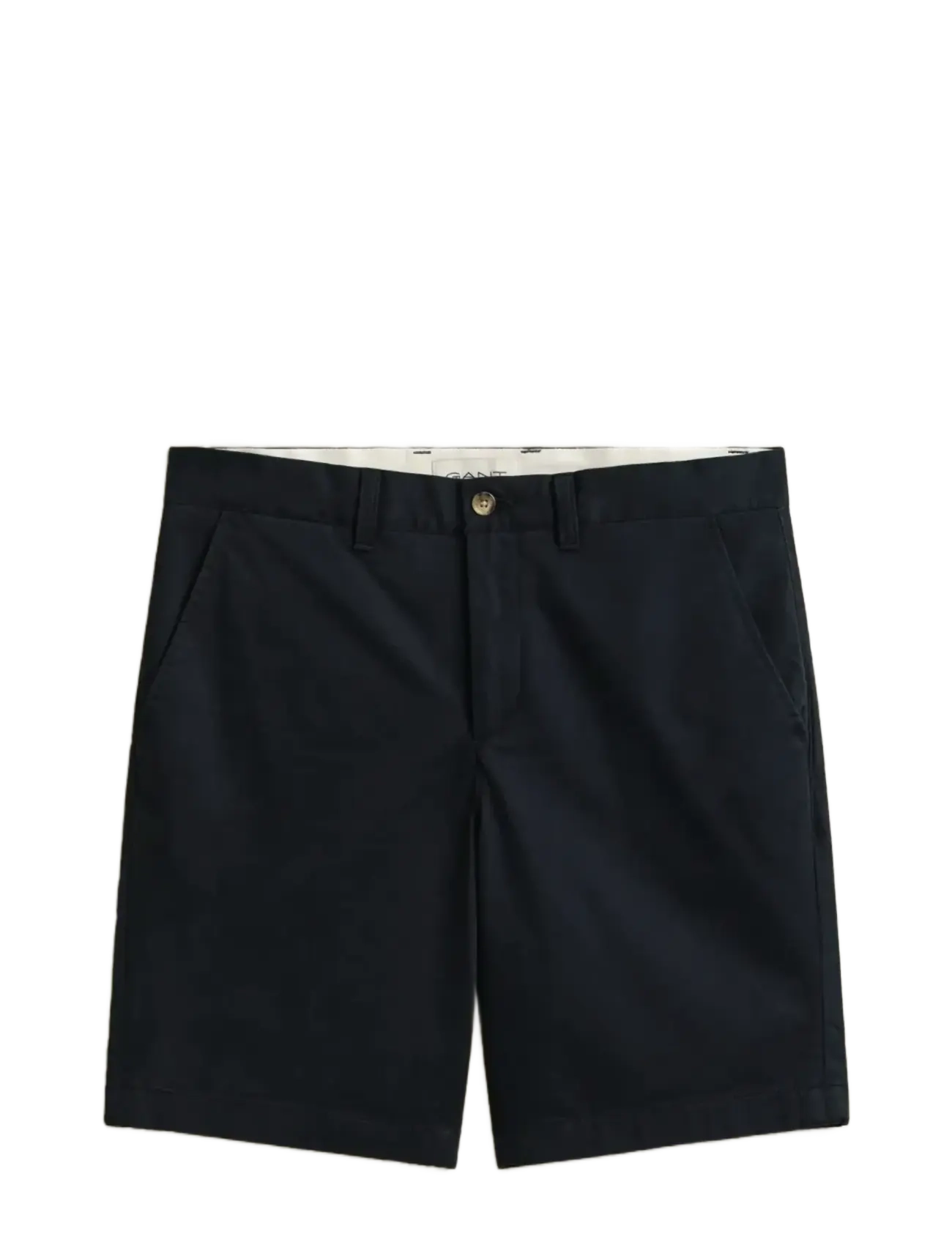 GANT REG CLASSIC CHINO SHORTS - Riided - BLACK / navy
