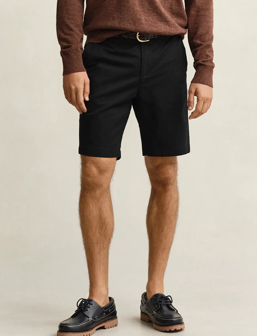 Gant - REG CLASSIC CHINO SHORTS - chinos shorts - black - 3