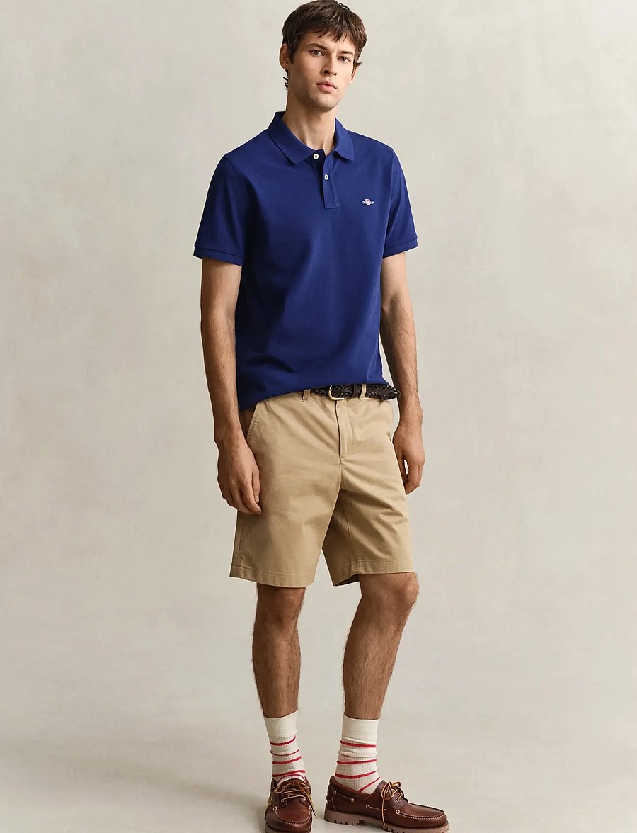 Gant - REG CLASSIC CHINO SHORTS - chinos shorts - dark khaki - 0