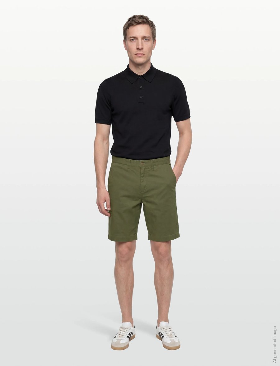 Gant - REG CLASSIC CHINO SHORTS - chinos shorts - dry herb green - 0