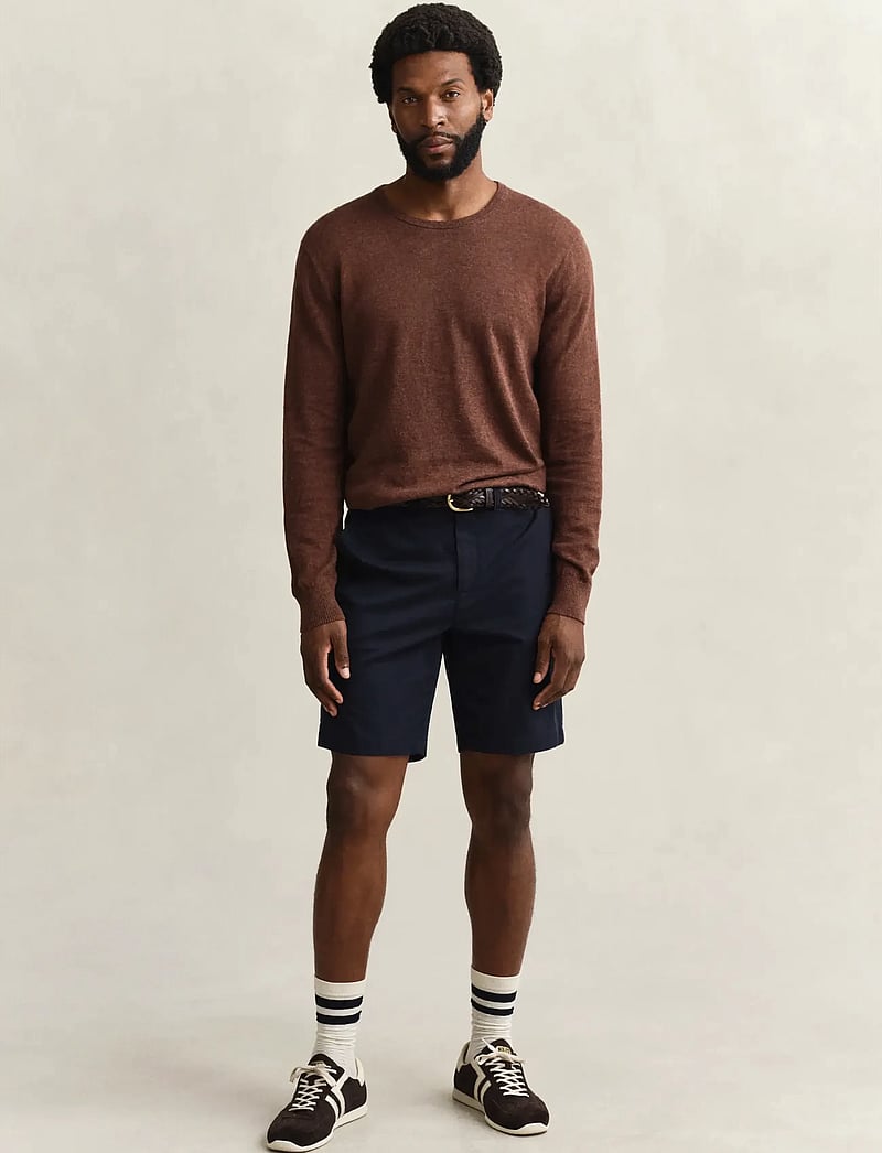 GANT - REG CLASSIC CHINO SHORTS - chinos shorts - evening blue - 0