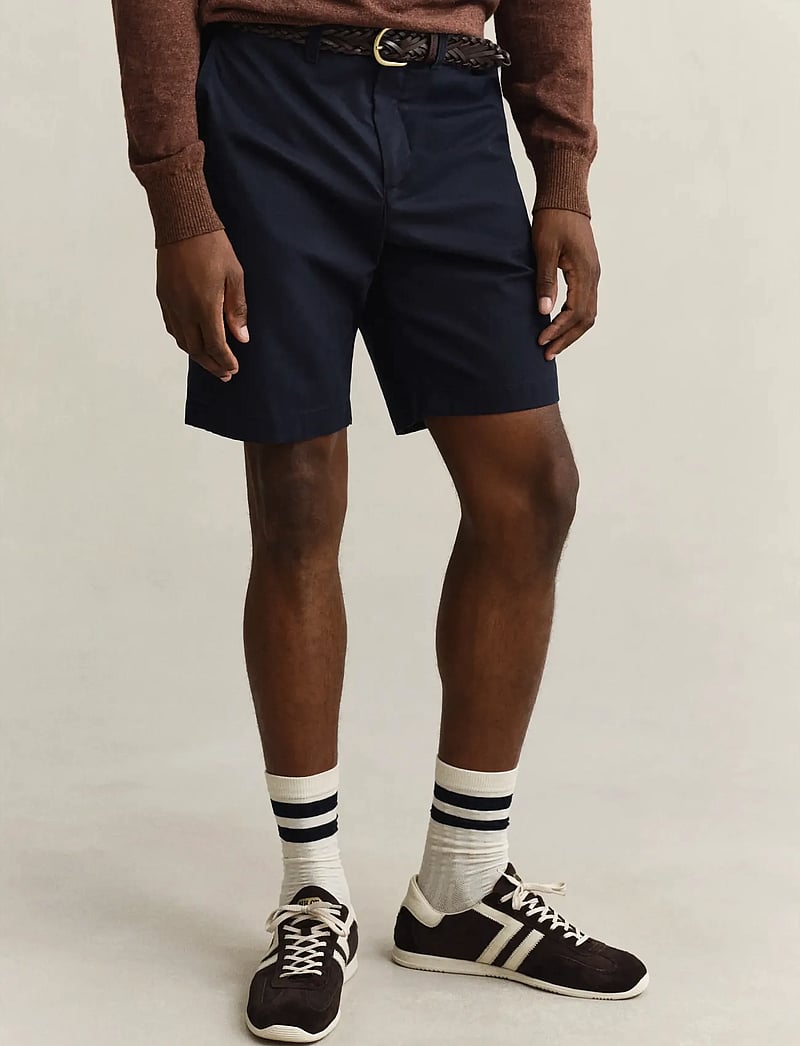 GANT - REG CLASSIC CHINO SHORTS - chinos shorts - evening blue - 3